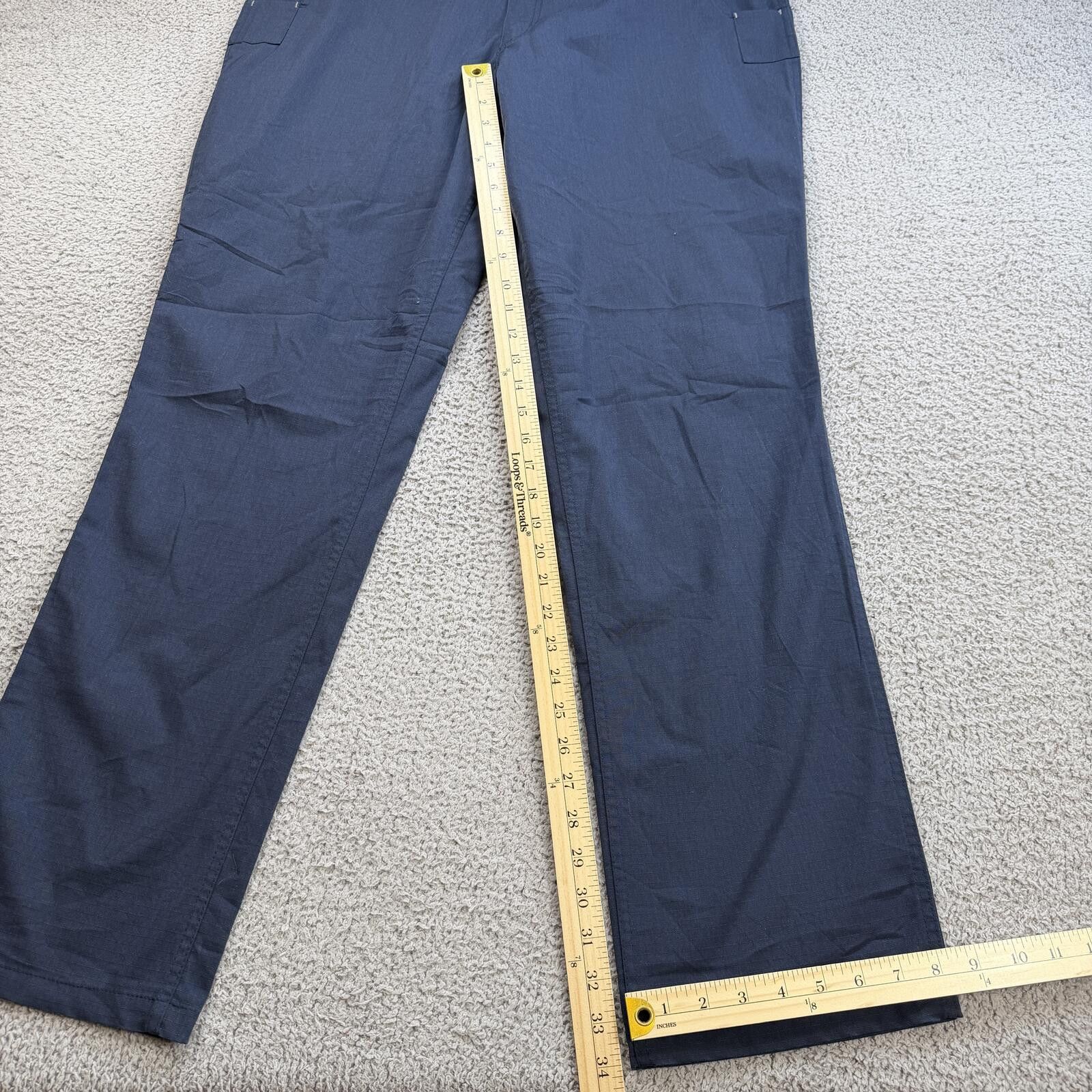 Carhartt Carhartt Relaxed Fit Work Pants Mens 36x31 Navy Utility Size US 36 / EU 52 - 4 Thumbnail