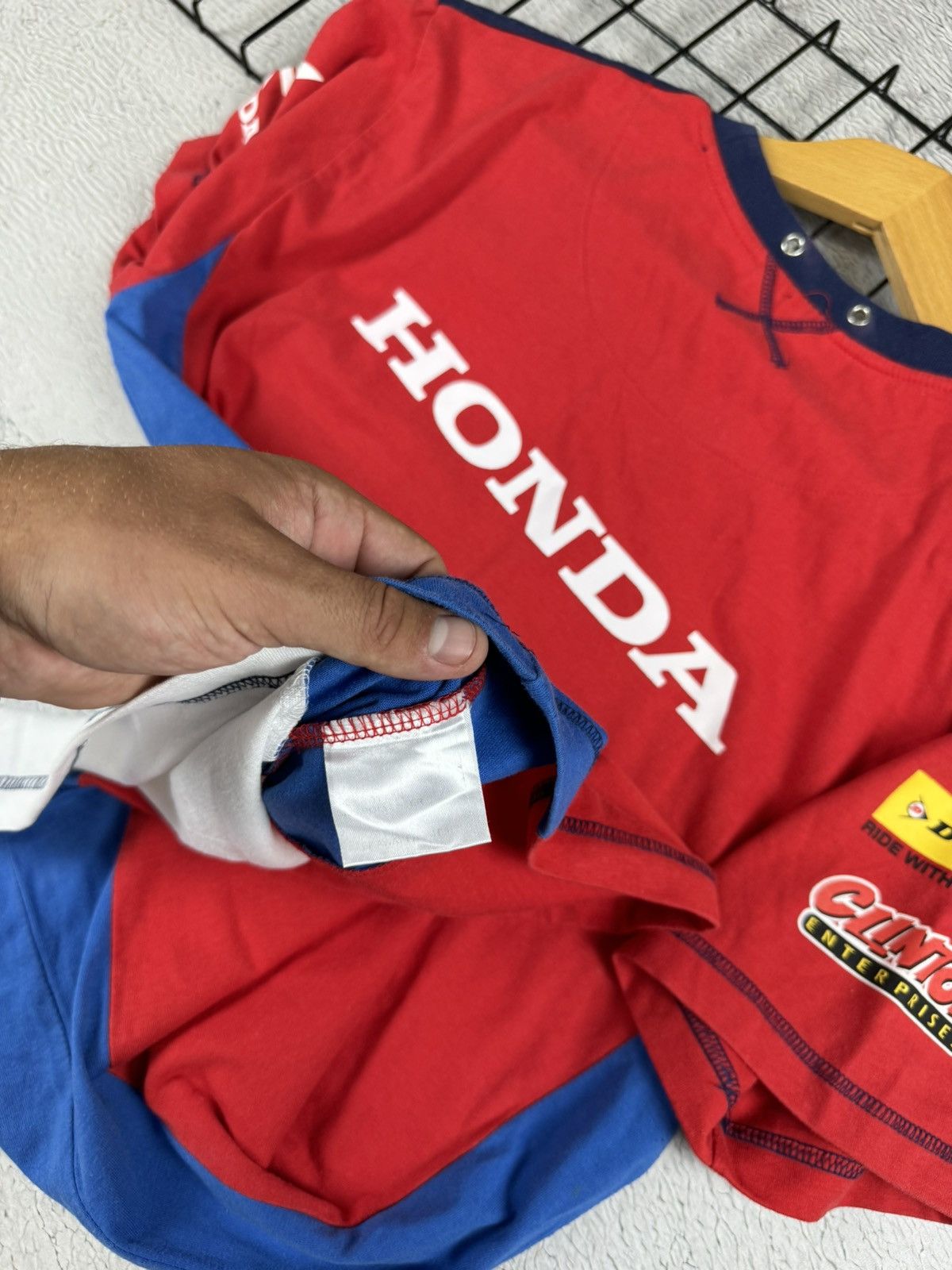 Honda × Vintage Vintage Honda Racing TT Legends Team F-1 Rormula Uno L size Size US L / EU 52-54 / 3 - 13 Thumbnail