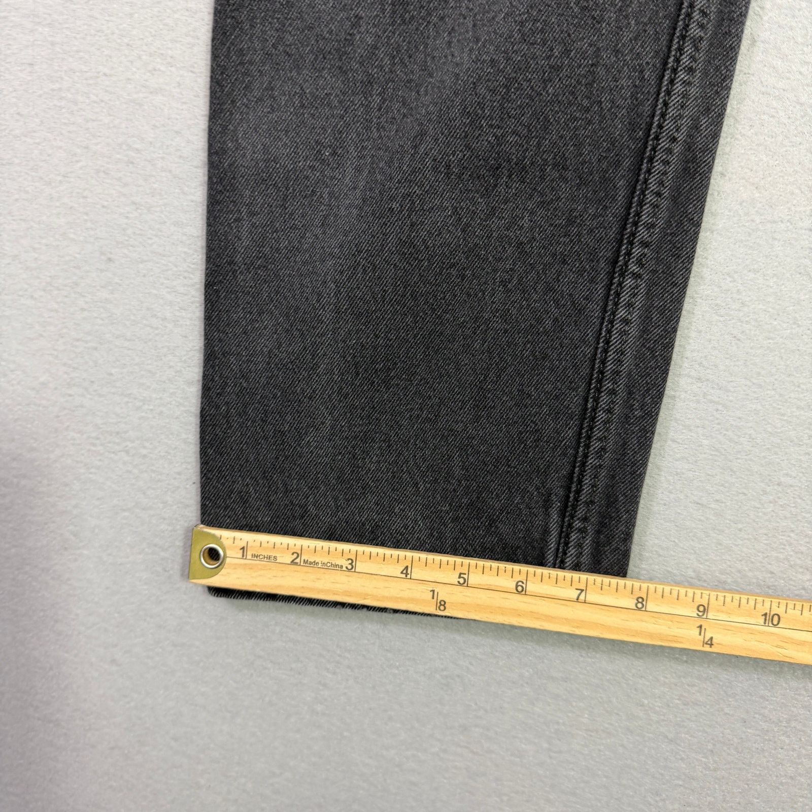Levi's Levis 505 Jeans Men's 34x30 Black Straight Fit Regular Fit Size US 34 / EU 50 - 9 Thumbnail
