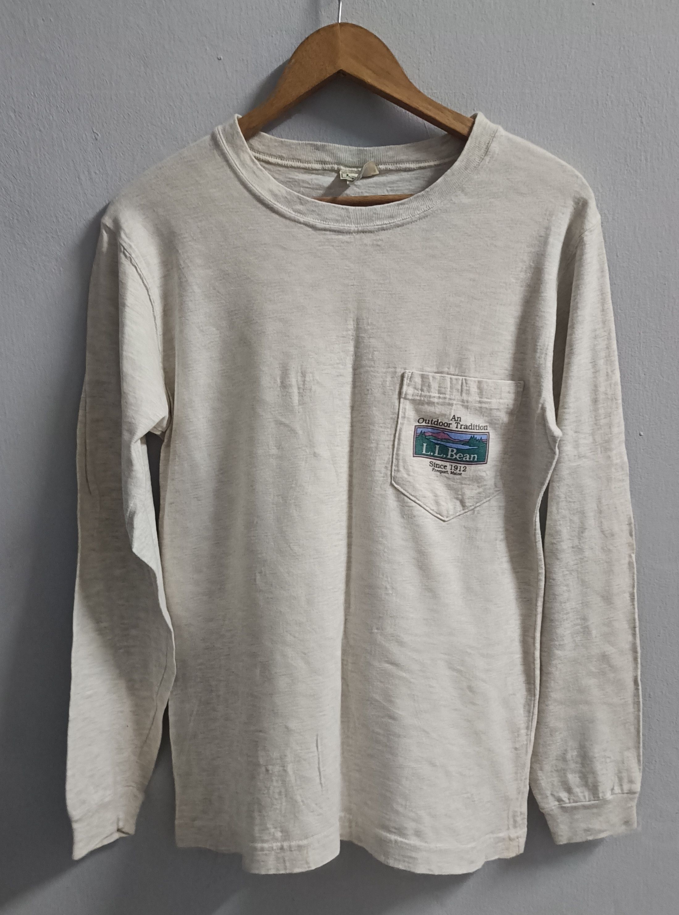 L.L. Bean 🔥🔥Rare Vintage 90s LL Bean Pocket Long Sleeve Tee Size US M / EU 48-50 / 2 - 1 Thumbnail