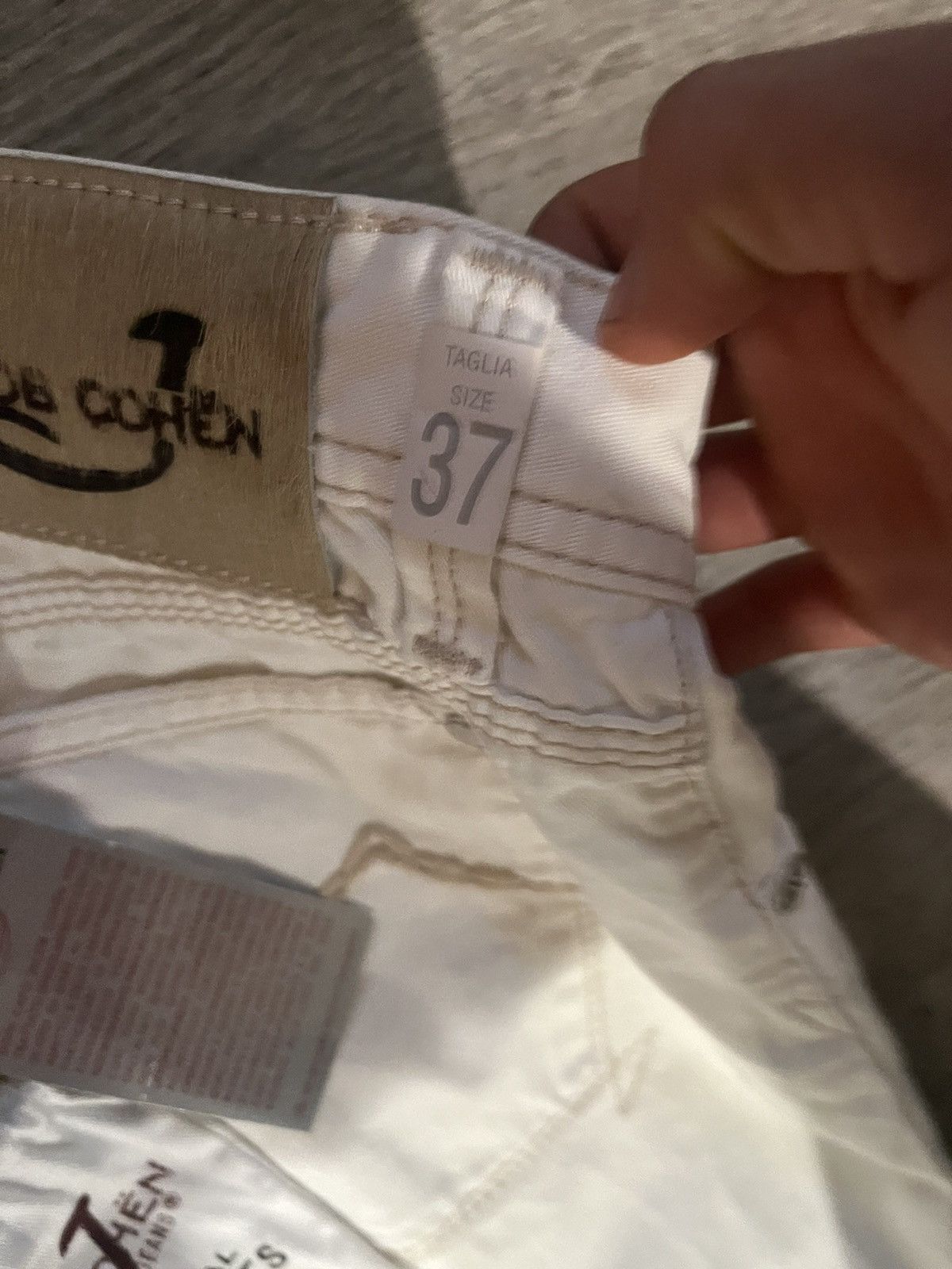 Jacob Cohen White pants Size US 37 - 3 Thumbnail