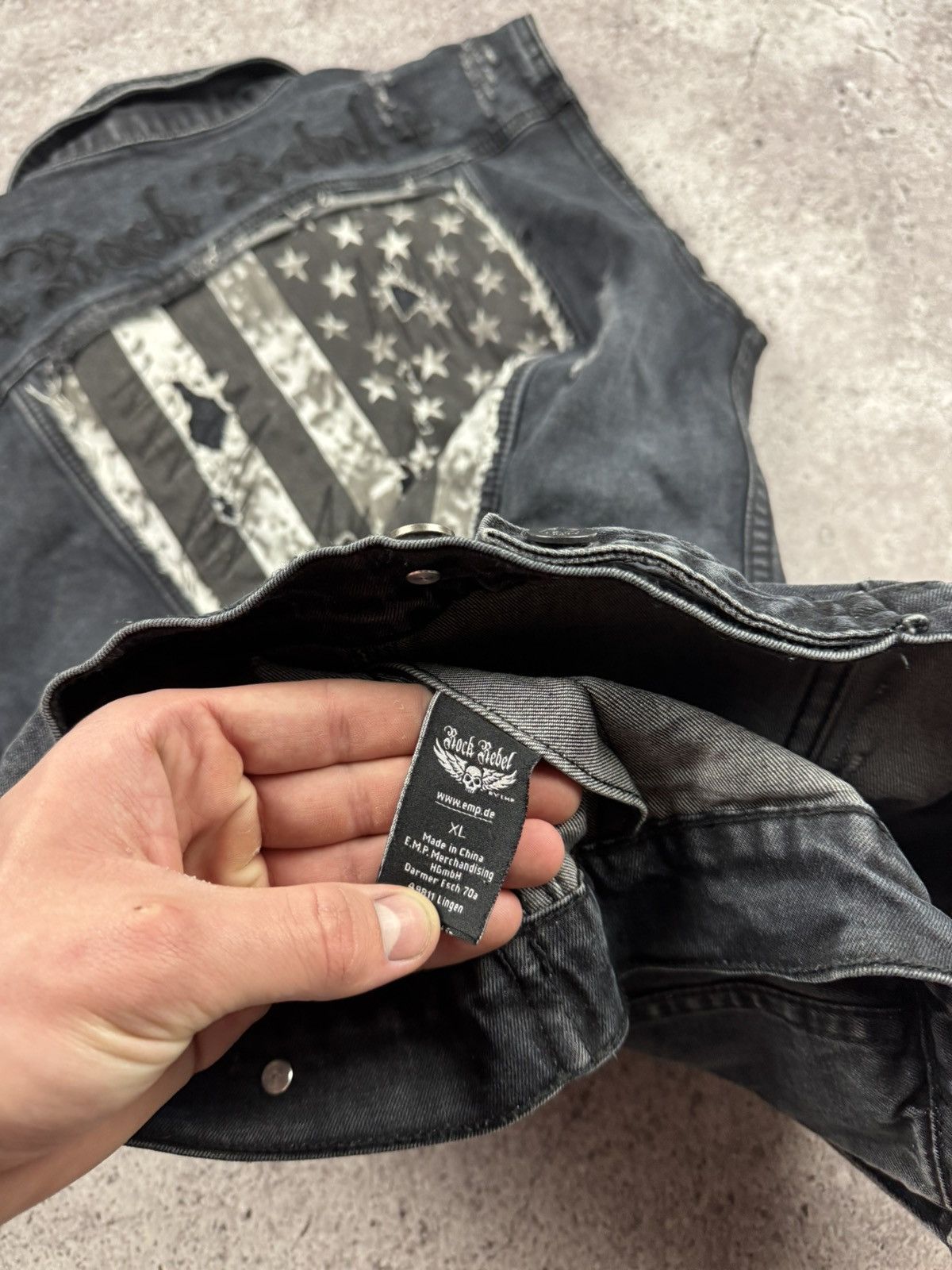 Affliction Affliction style Rock Rebel distressed punk rock Y2K vest Size US S / EU 44-46 / 1 - 8 Thumbnail