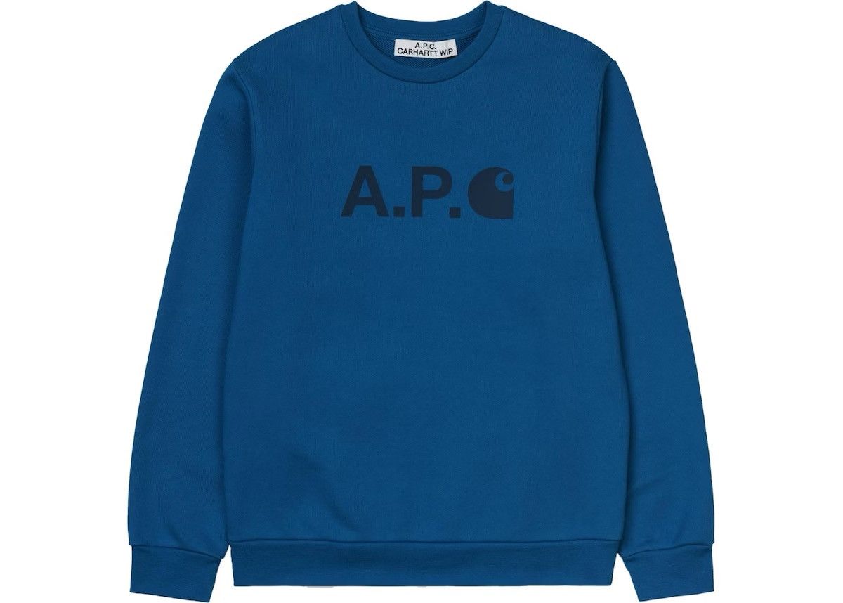A.P.C. × Carhartt Wip Carhartt WIP x APC- Blue sweatshirt Size US M / EU 48-50 / 2 - 1 Thumbnail