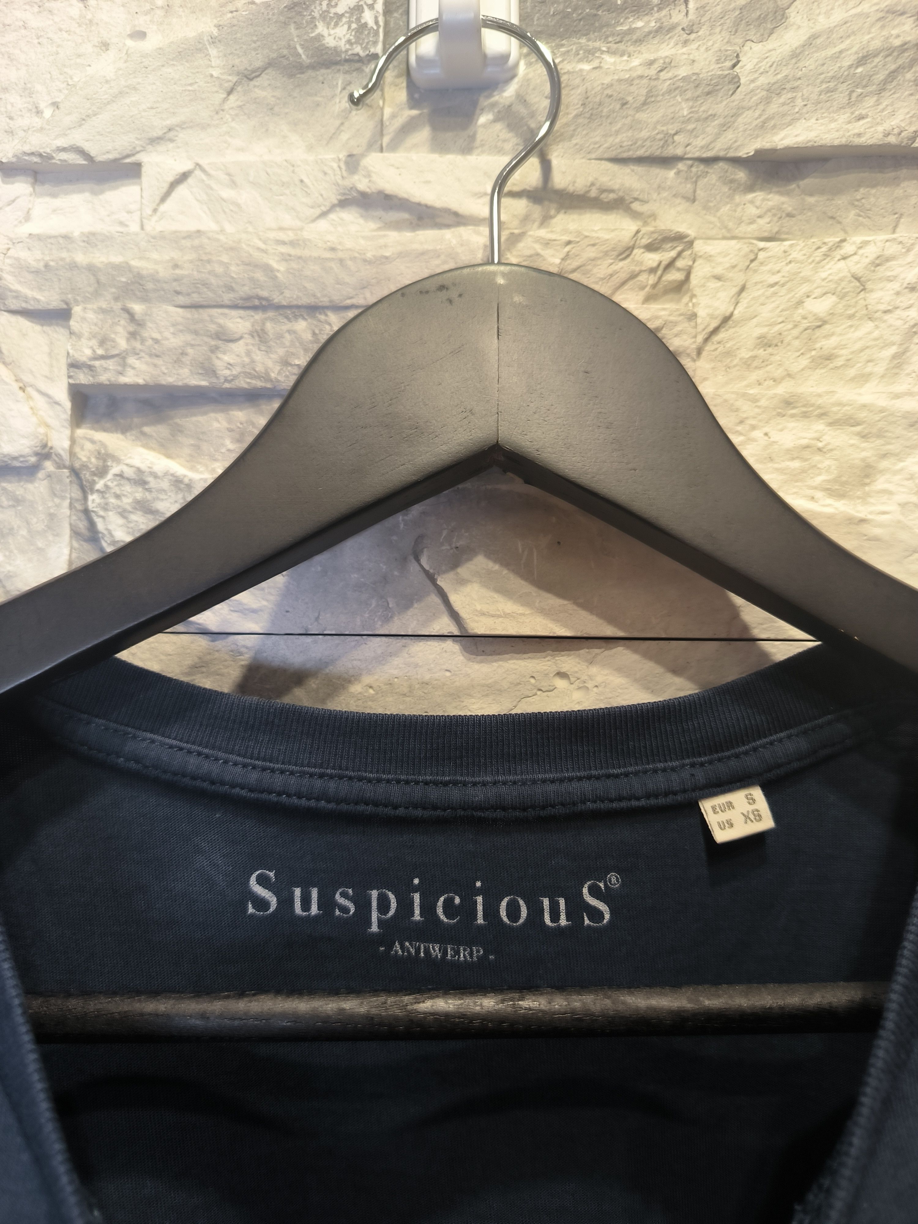Suspicious Antwerp Suspicious Antwerp T-Shirt Tee Navy Logo Size US S / EU 44-46 / 1 - 3 Thumbnail