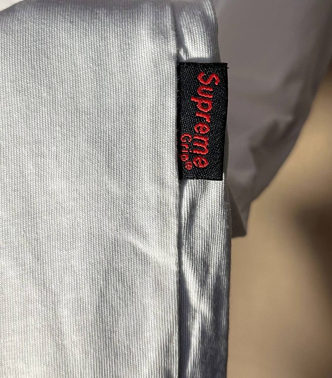 Supreme SUPREME grip t shirt classic white red logo cotton t shirt Size US M / EU 48-50 / 2 - 3 Thumbnail