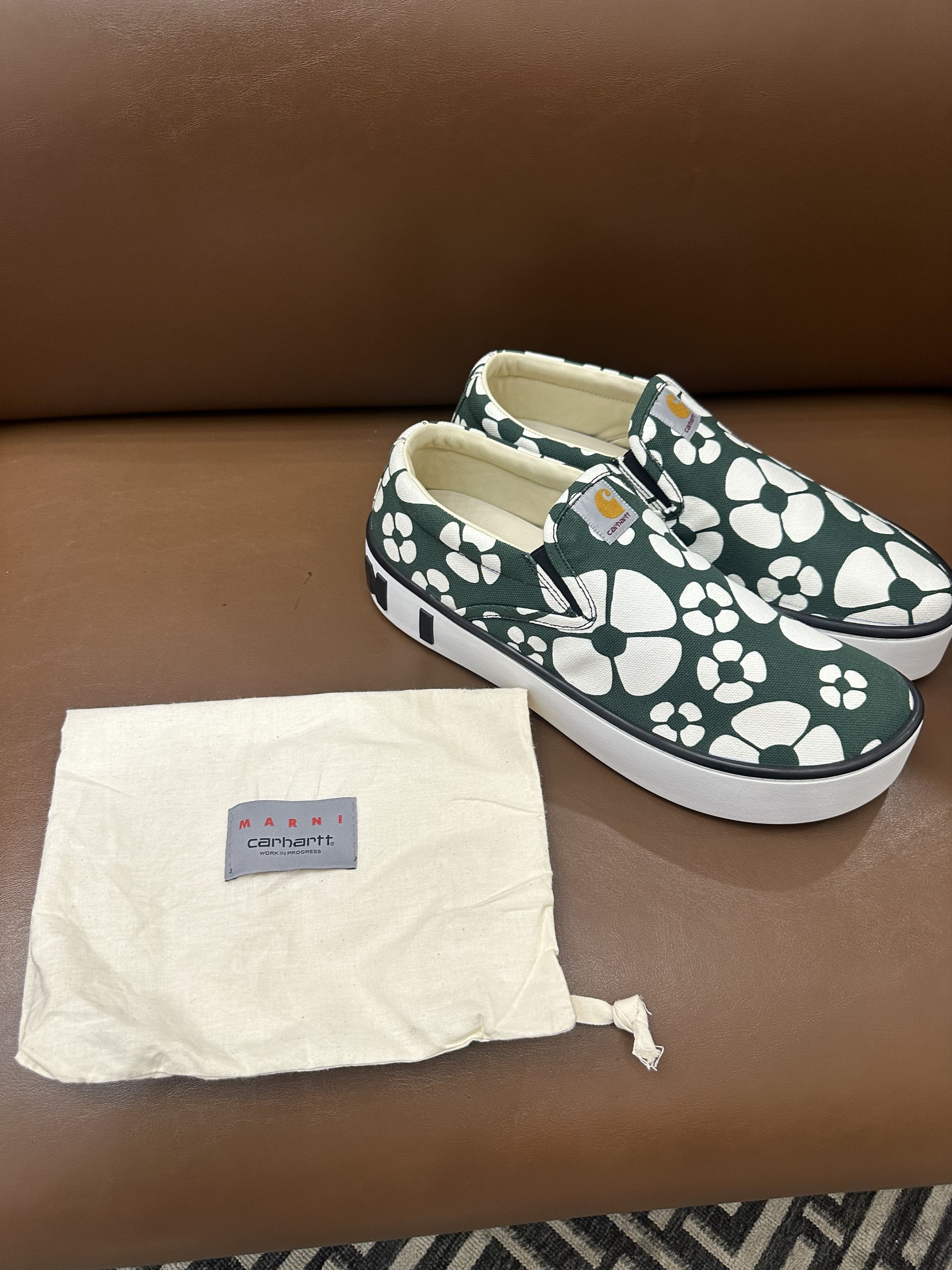 Carhartt × Marni Marni x Carhart Slip on sneakers Size US 12 / EU 45 - 3 Thumbnail