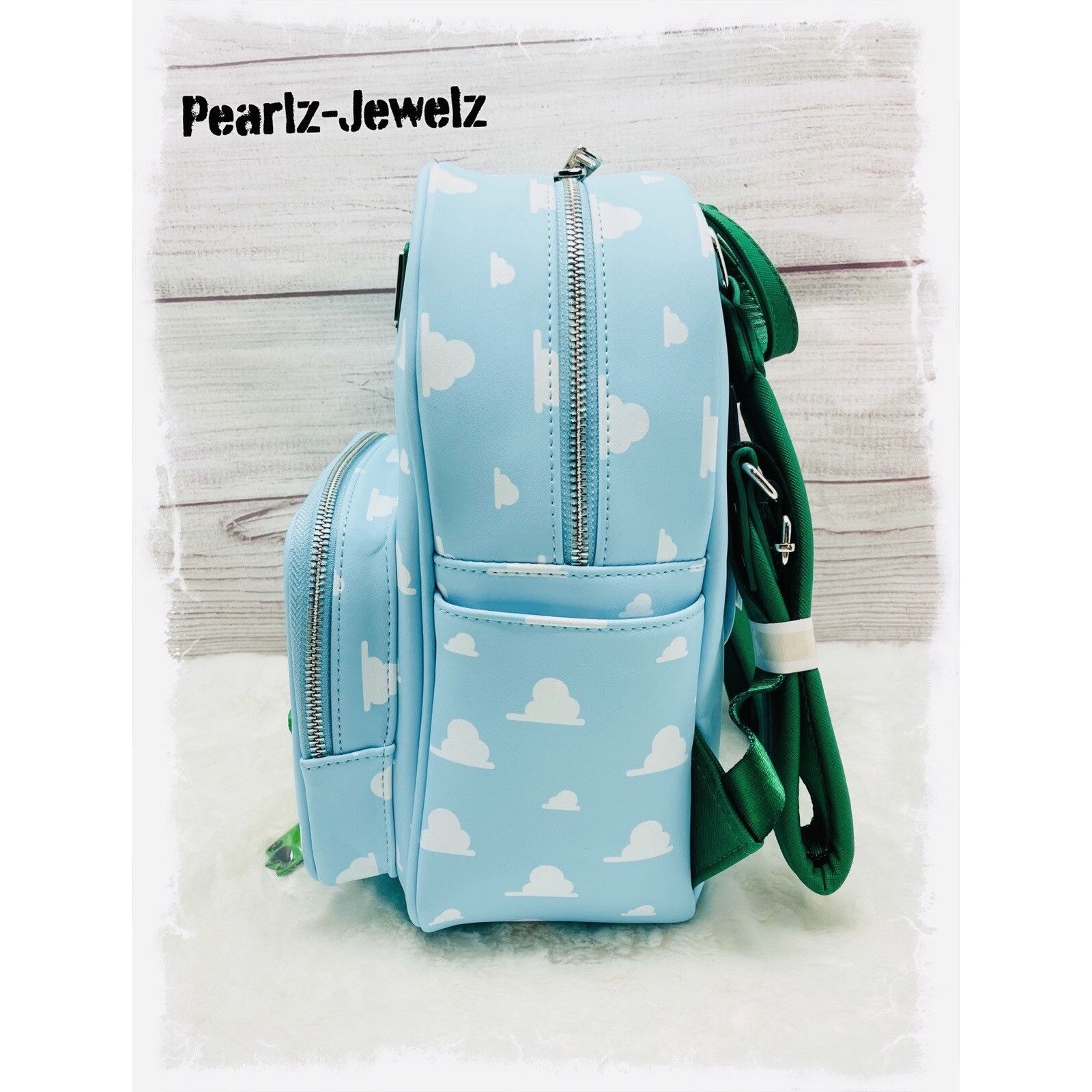Disney Loungefly Pixar Toy Story Rex Dinosaur RAURS Clouds Backpack Size ONE SIZE - 2 Thumbnail