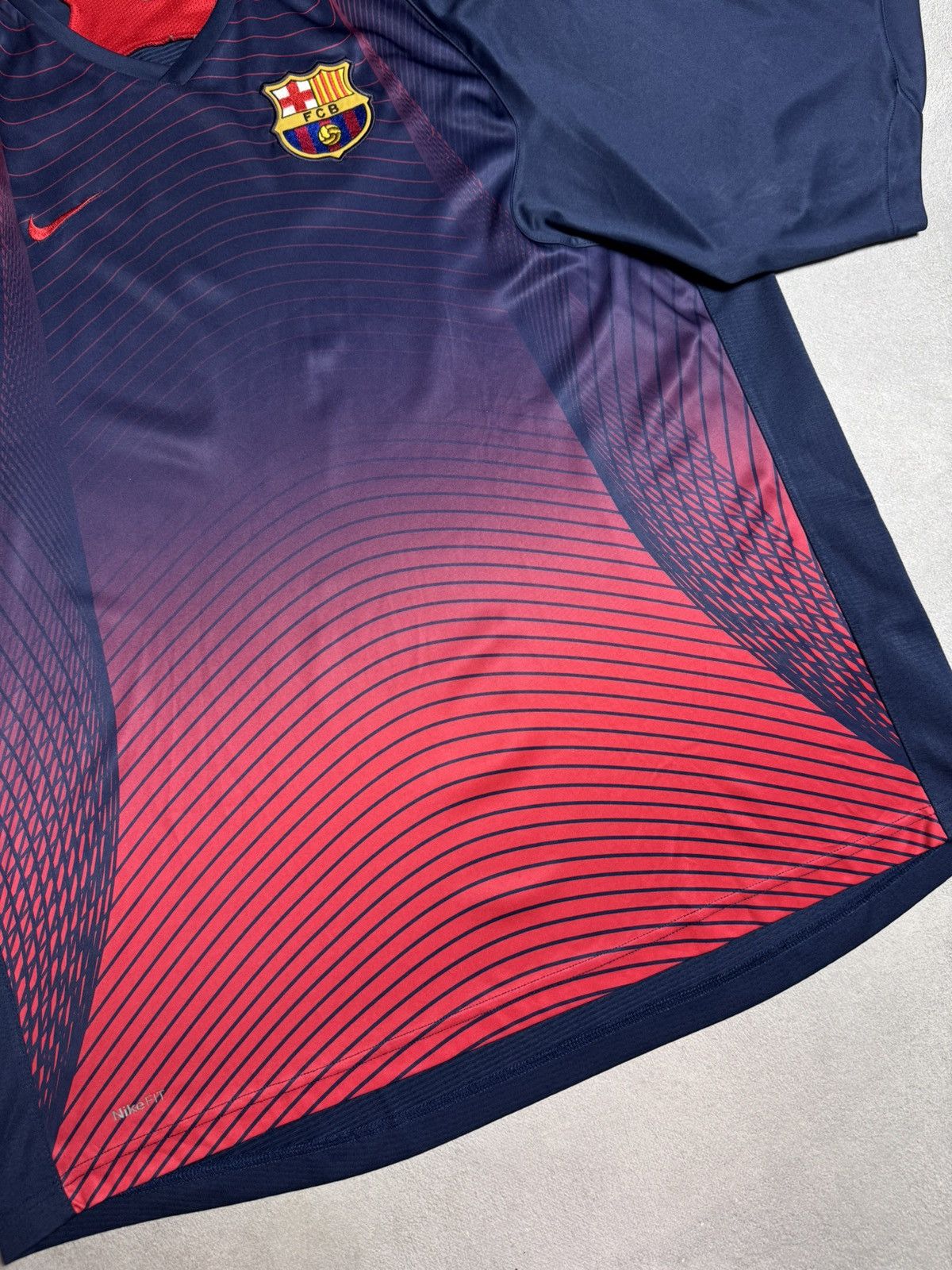 Nike Barcelona 2006 2007 Training Shirt Soccer Jersey Nike Size US XXL / EU 58 / 5 - 4 Thumbnail