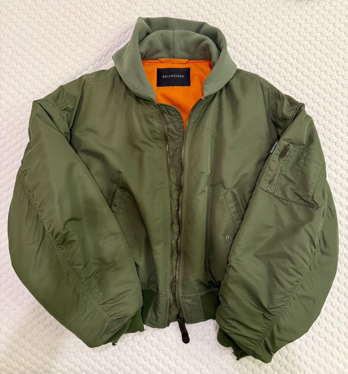 Balenciaga Balenciaga Oversized Green Bomber sz.XS | Grailed
