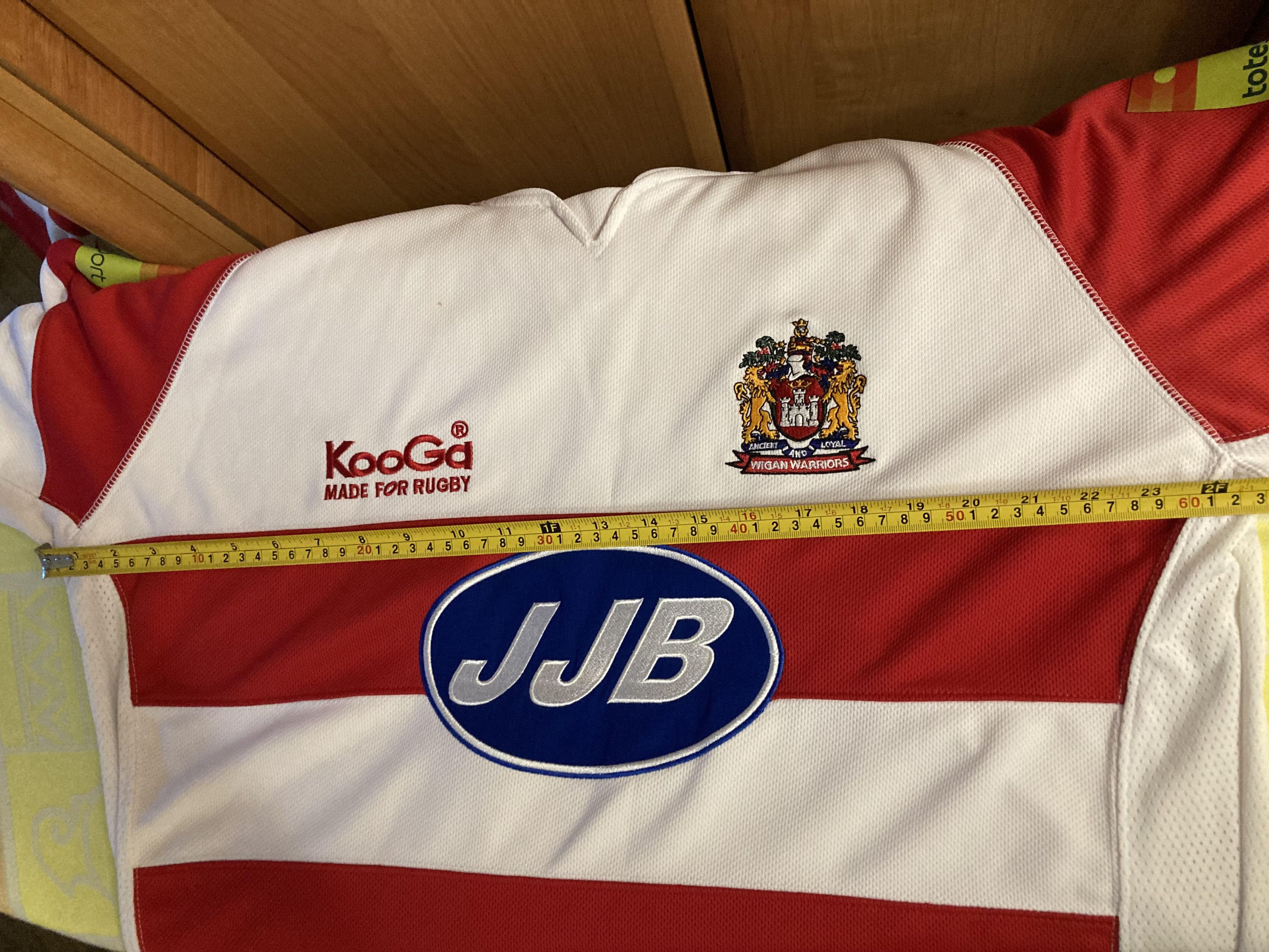 Other WIGAN WARRIORS RUGBY KOOGA JERSEY HOME SHIRT Size US XL / EU 56 / 4 - 6 Thumbnail
