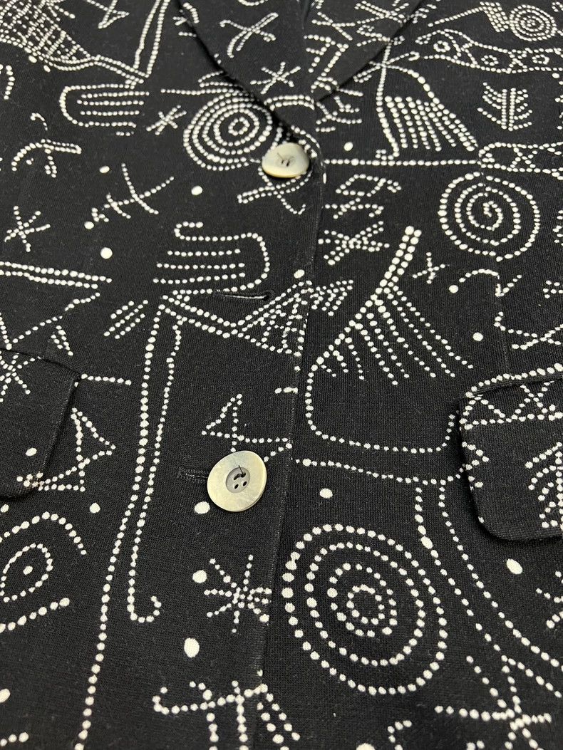 Kenzo KENZO Fun pattern wool mid-length suit jacket Size XS / US 0-2 / IT 36-38 - 7 Thumbnail