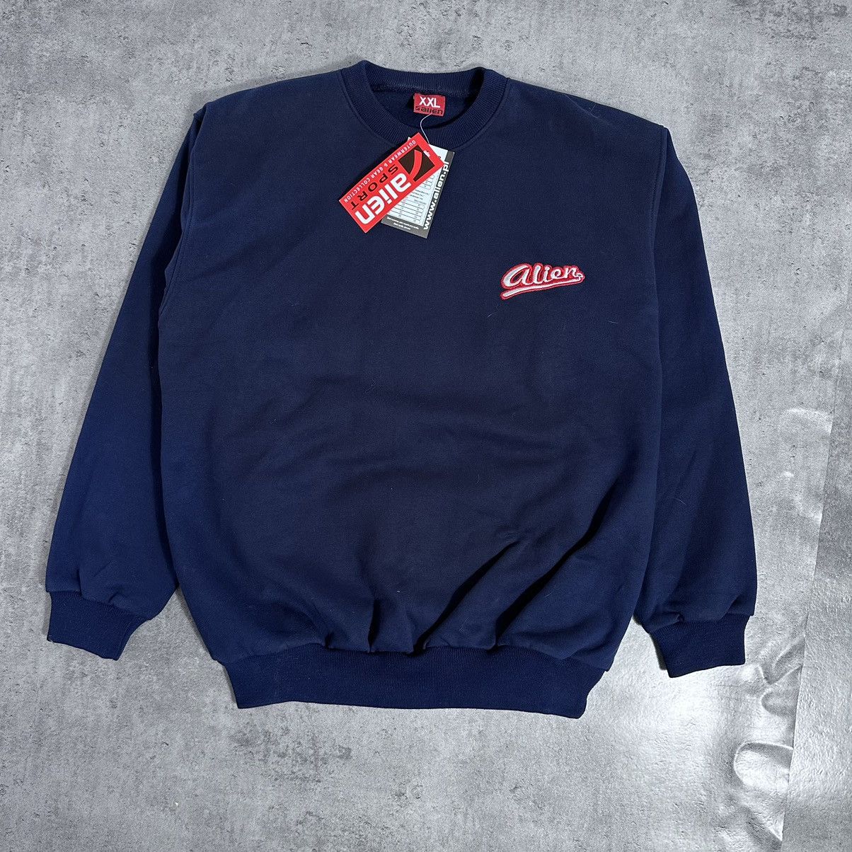 Alien Workshop × Vintage Alien Navy Crewneck Y2K Sweatshirt Size US XXL / EU 58 / 5 - 1 Thumbnail