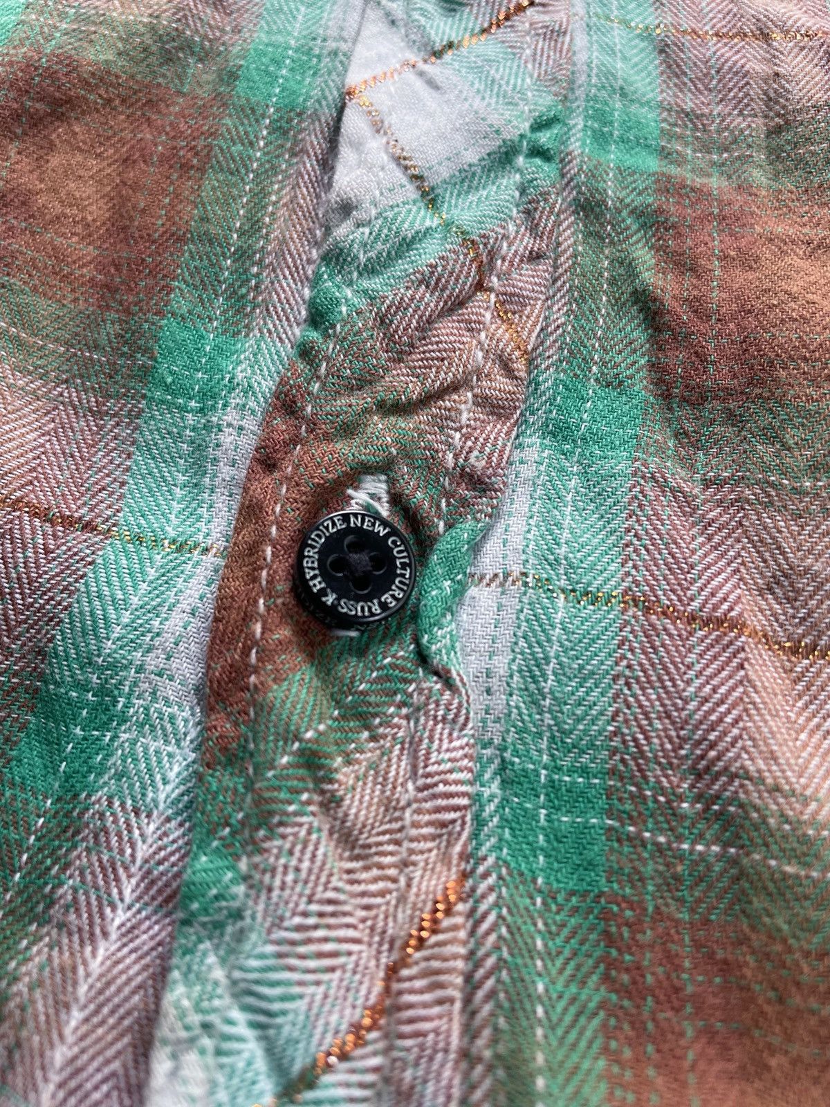 Le Grande Bleu (L.G.B.) HYBRIDGE NEW CULTURE RUSS-K BUTTON UP SHIRT Size US M / EU 48-50 / 2 - 6 Thumbnail