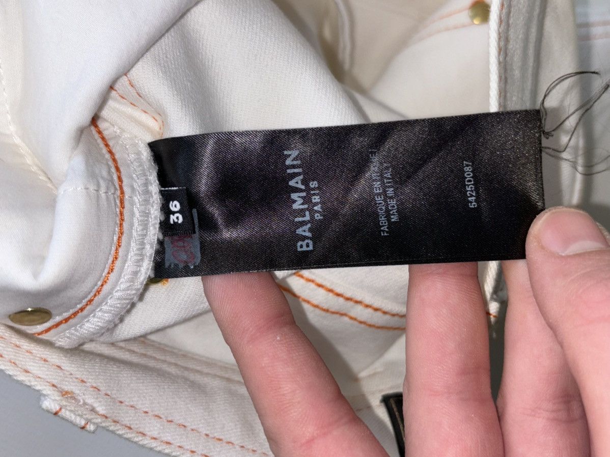 Balmain Balmain Denim Shorts Size 25" / US 0 / IT 36 - 6 Thumbnail