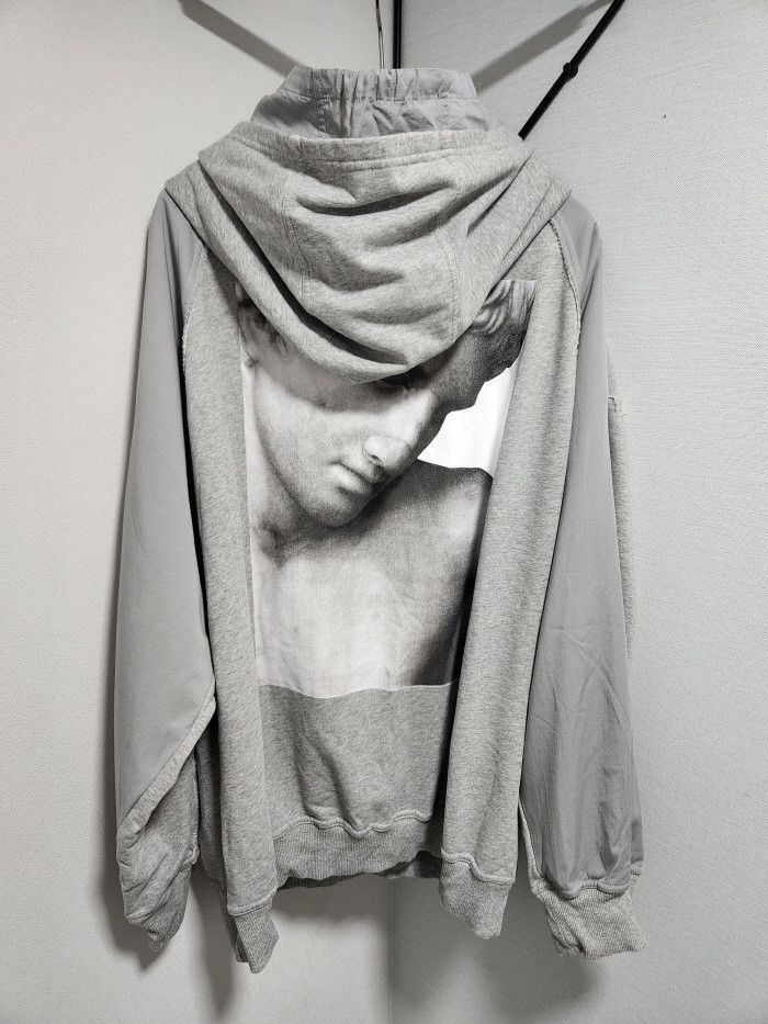 Damir Doma Damir Doma Double layer hood with back statue print Size US M / EU 48-50 / 2 - 6 Thumbnail
