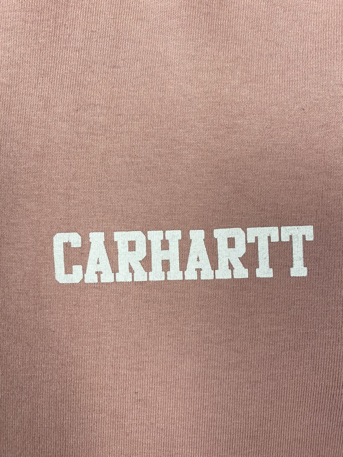 Carhartt Carhartt Work in Progress Pink T Shirt Size L Size US L / EU 52-54 / 3 - 6 Thumbnail