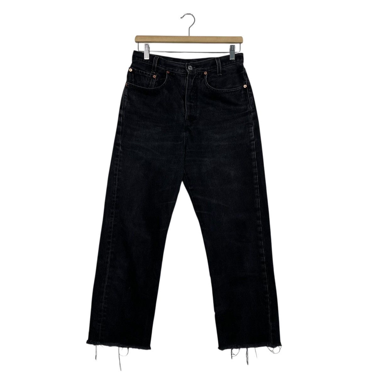 Vintage Levis Lot 501 Black Denim Jeans
