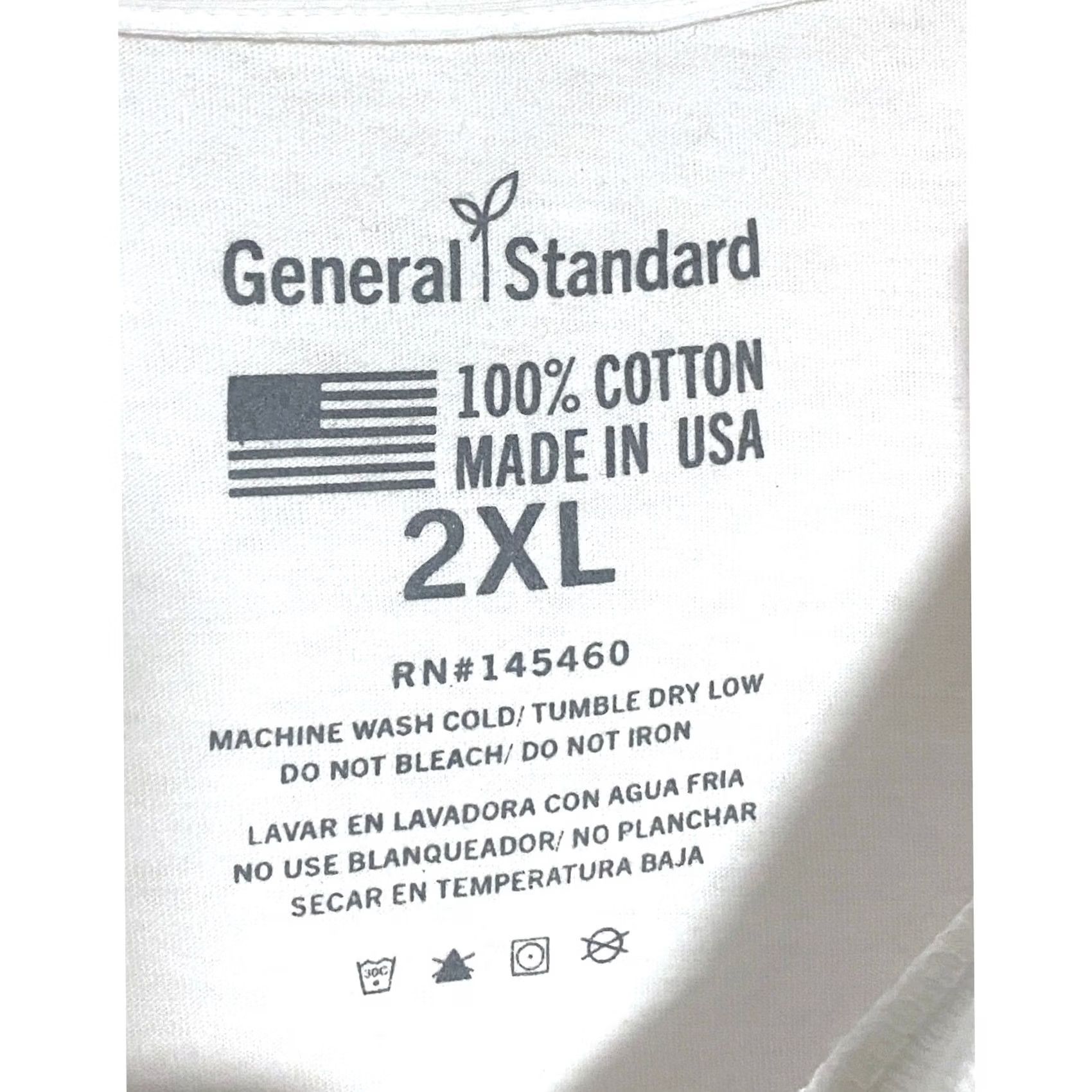 Vintage VINTAGE USA American Flag Est 1176 White T Shirt Mens 2XL Patriotic 4th of July NWT Size US XXL / EU 58 / 5 - 5 Thumbnail