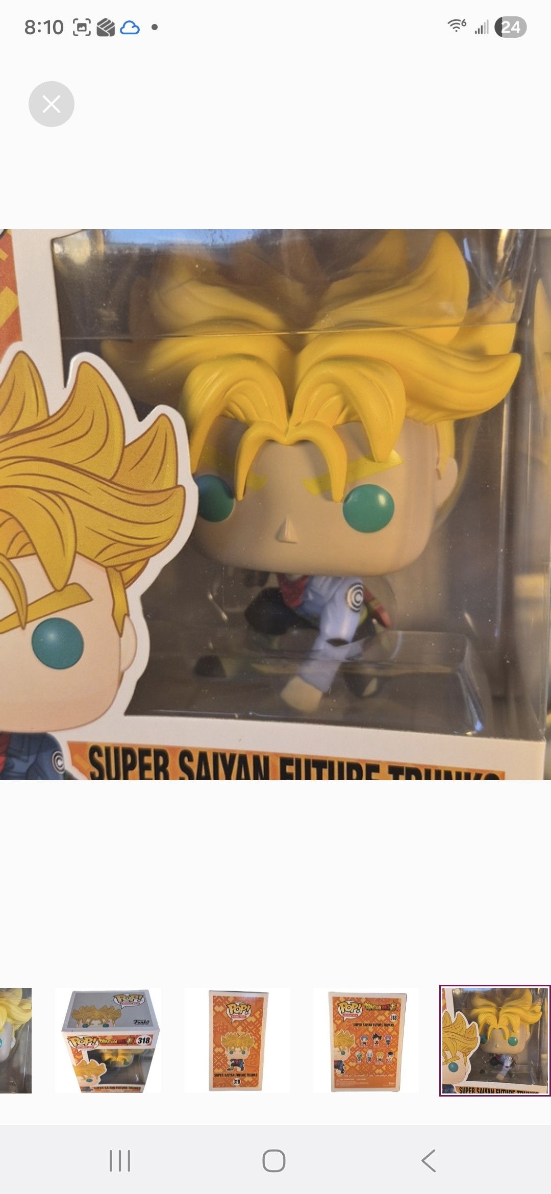 Other Funko × Dragon Ball Z S S FUTURE TRUNKS Vinyl Figure Size ONE SIZE - 6 Thumbnail