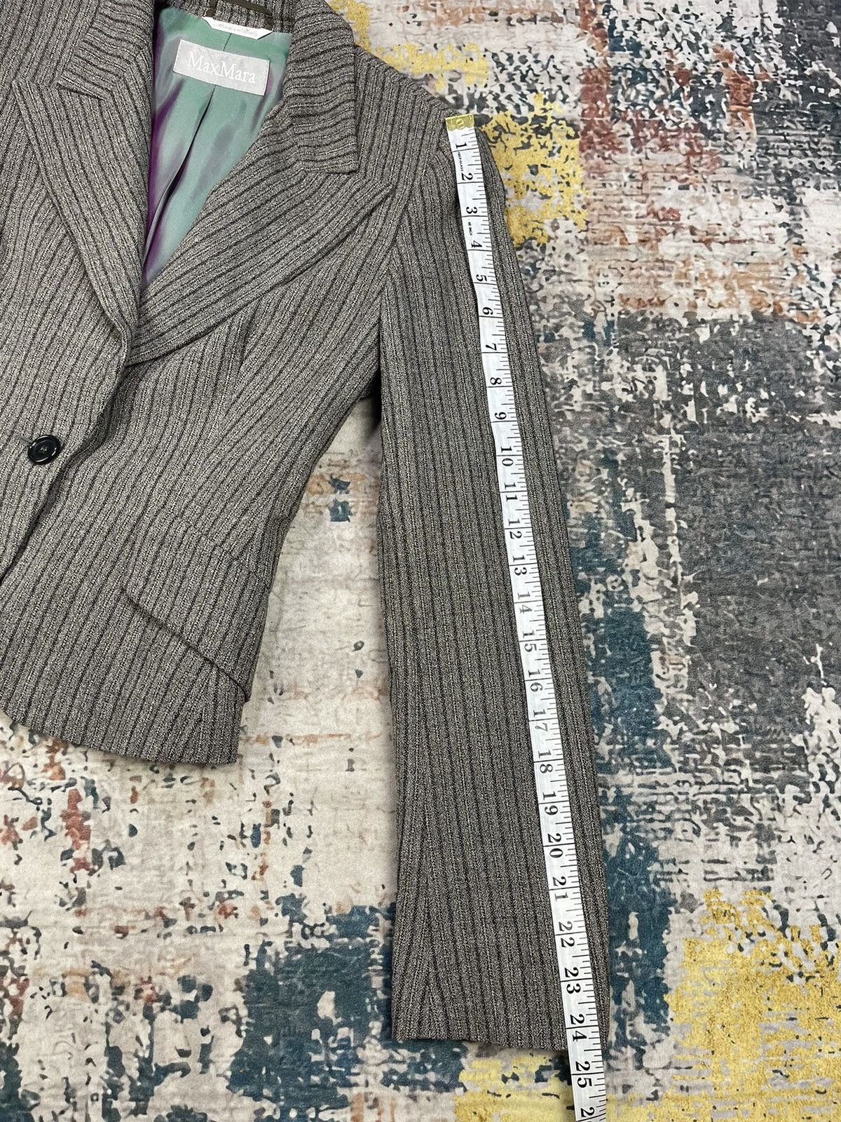 Max Mara MaxMara Lycra Sensation Notch Lapel Blazer Size XS / US 0-2 / IT 36-38 - 10 Thumbnail
