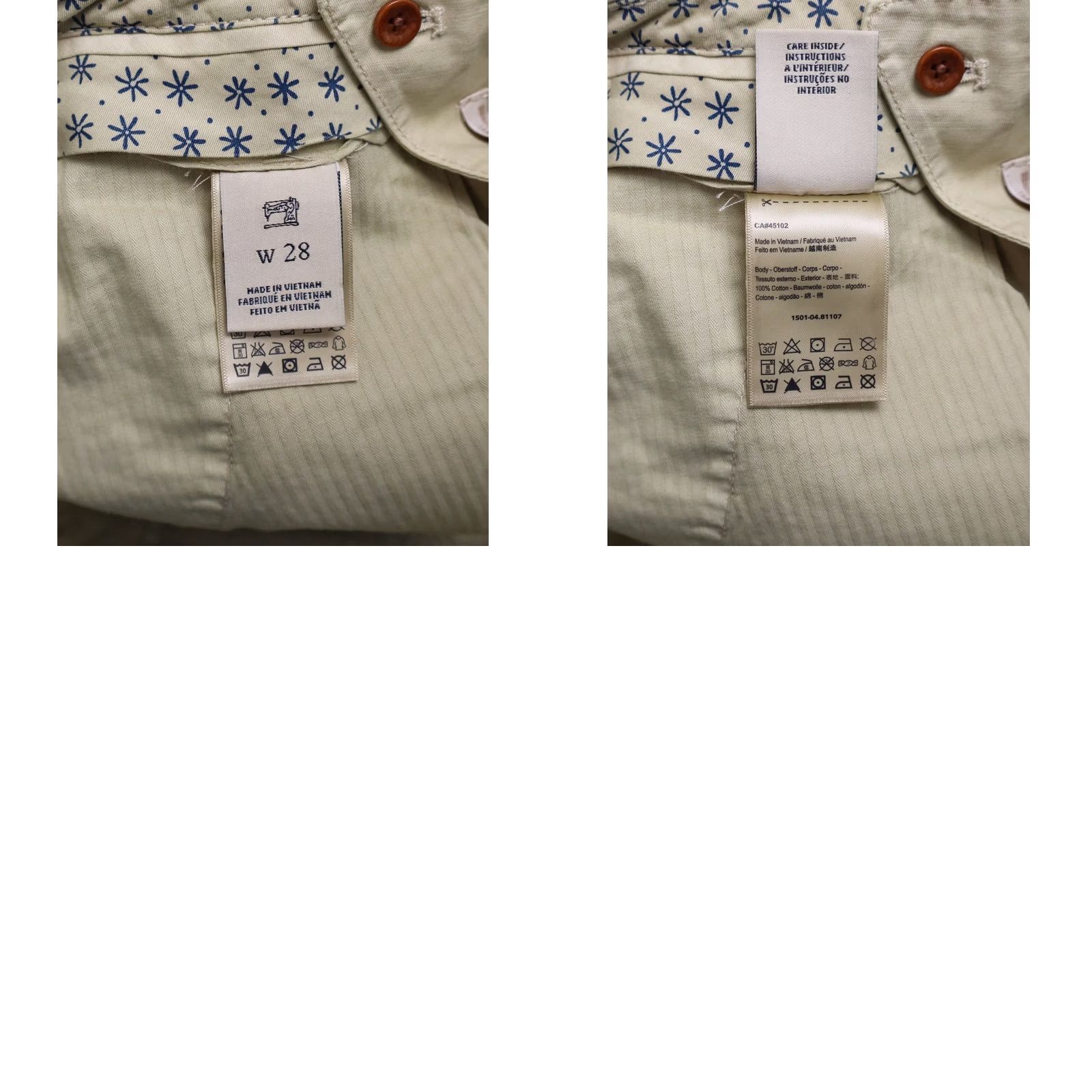 Scotch & Soda SCOTCH & SODA Shorts Men W28 Beige Chino Fade Turn Up Beige Casual Summer Size US 28 / EU 44 - 8 Thumbnail