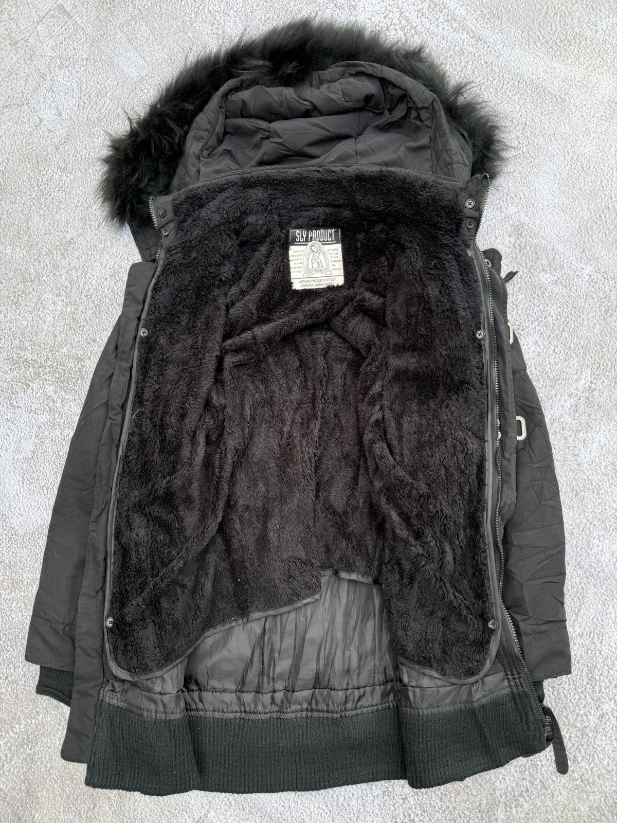 GOA SLY - Thumbhole Apocalypse Style Fur Hoodie Jacket Size US M / EU 48-50 / 2 - 8 Thumbnail
