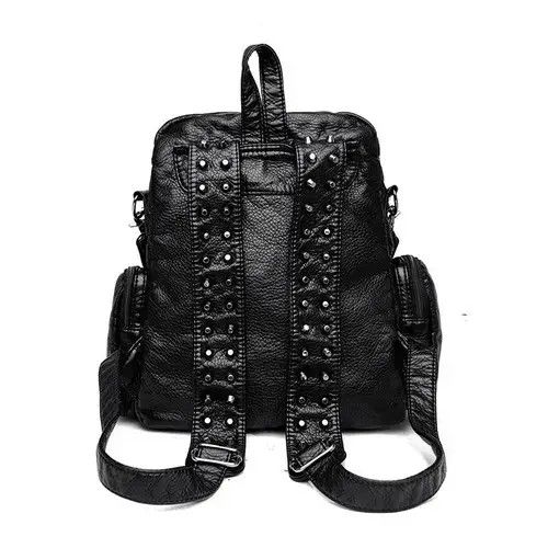 Japanese Brand Soft Leather Lappy Backpack Size ONE SIZE - 2 Thumbnail