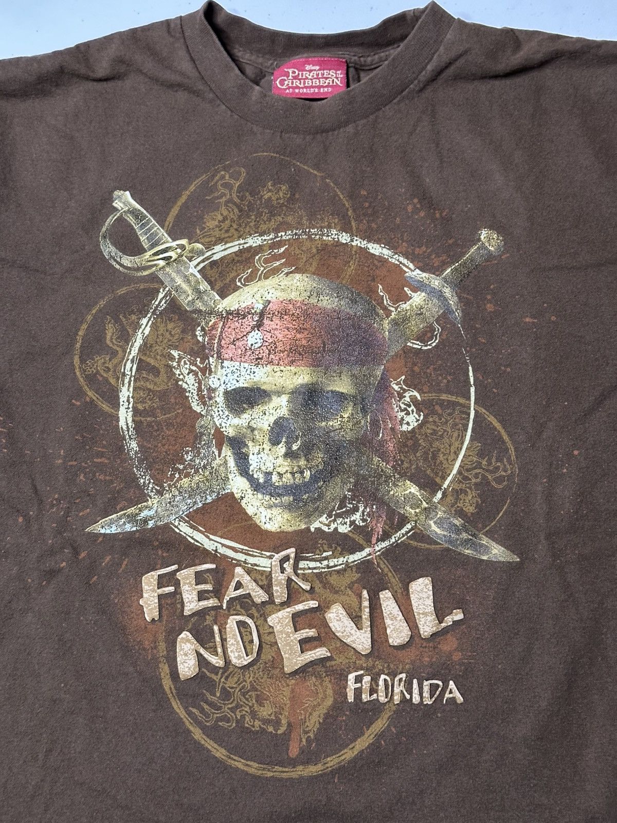 Disney Vintage y2k pirates of the Caribbean Movie promo T-shirt Size US L / EU 52-54 / 3 - 3 Thumbnail