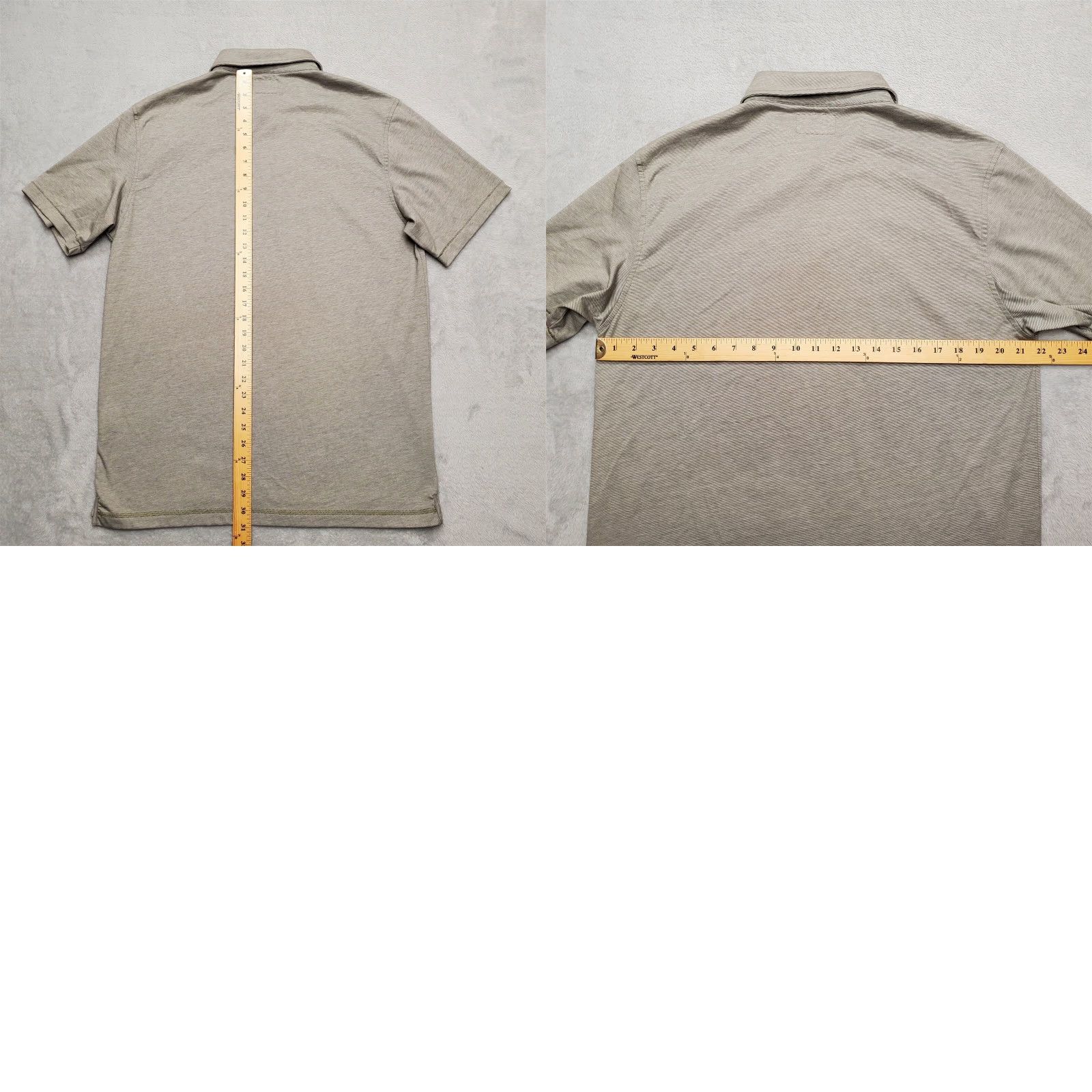 Vintage Linksoul Shirt Men L Green Striped Polo 100% Cotton Golf Short Sleeve Polo Shirt Men L Green Striped Casual Golf Size US L / EU 52-54 / 3 - 8 Thumbnail