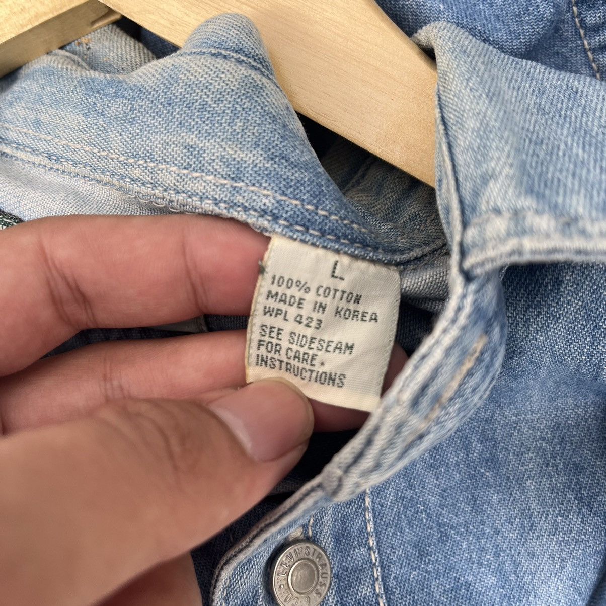 Levi's × Levi's Made & Crafted × Levi's Vintage Clothing Vintage levis Signature chambray blue jeans denim long sleev Size US L / EU 52-54 / 3 - 11 Thumbnail