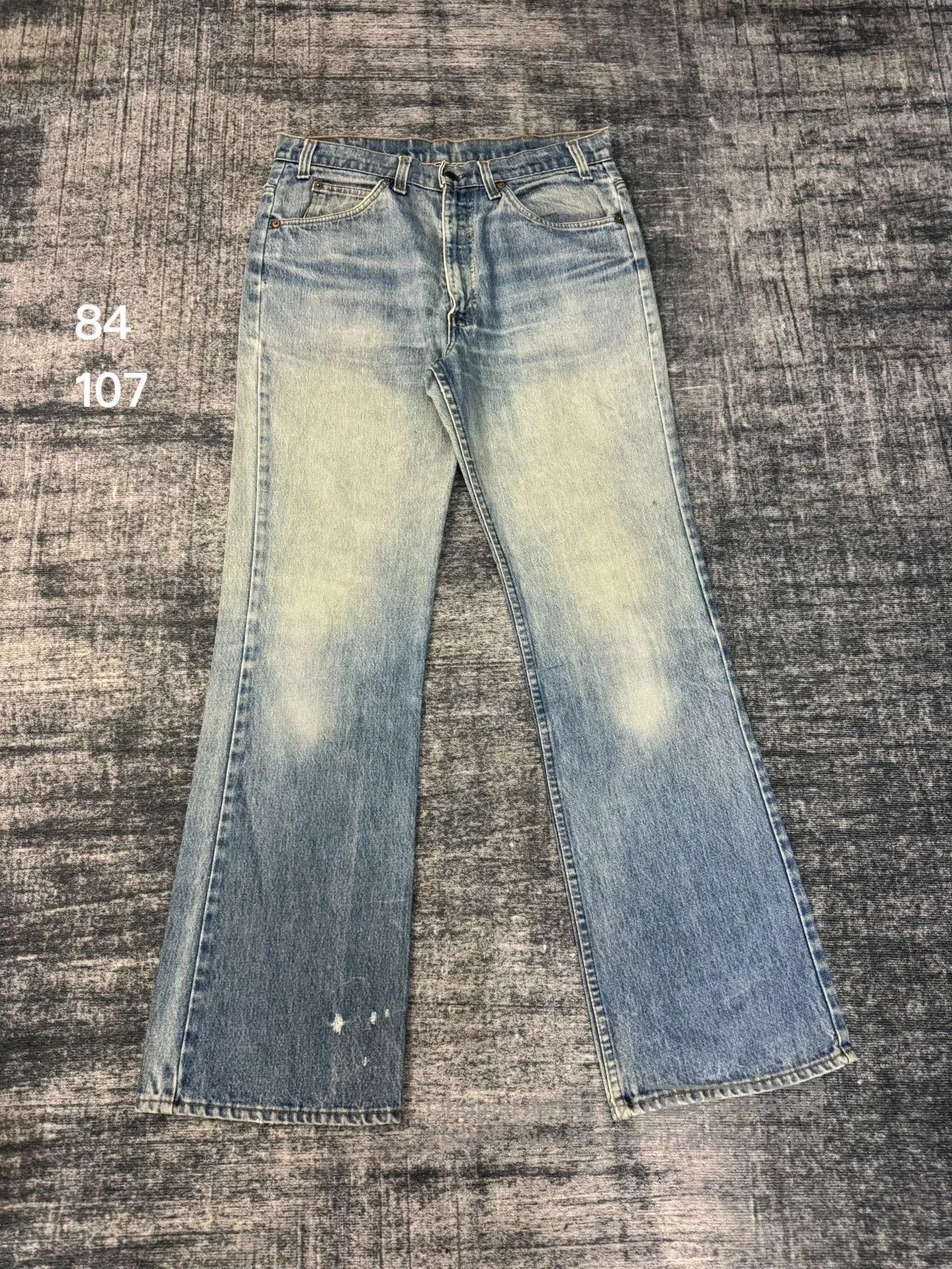 Levi's Vintage Levis 517 80s USA Washed Blue Jeans. Size US 33 - 1 Thumbnail