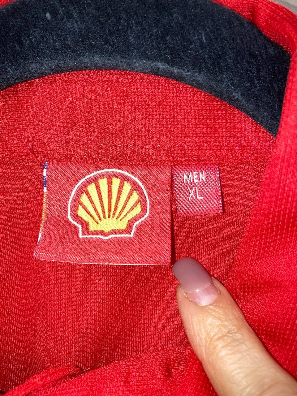 Ferrari SHELL HELIX V-POWER FERRARI POLO SHIRT RASING FORMULA 1 UNO Size US XL / EU 56 / 4 - 11 Thumbnail