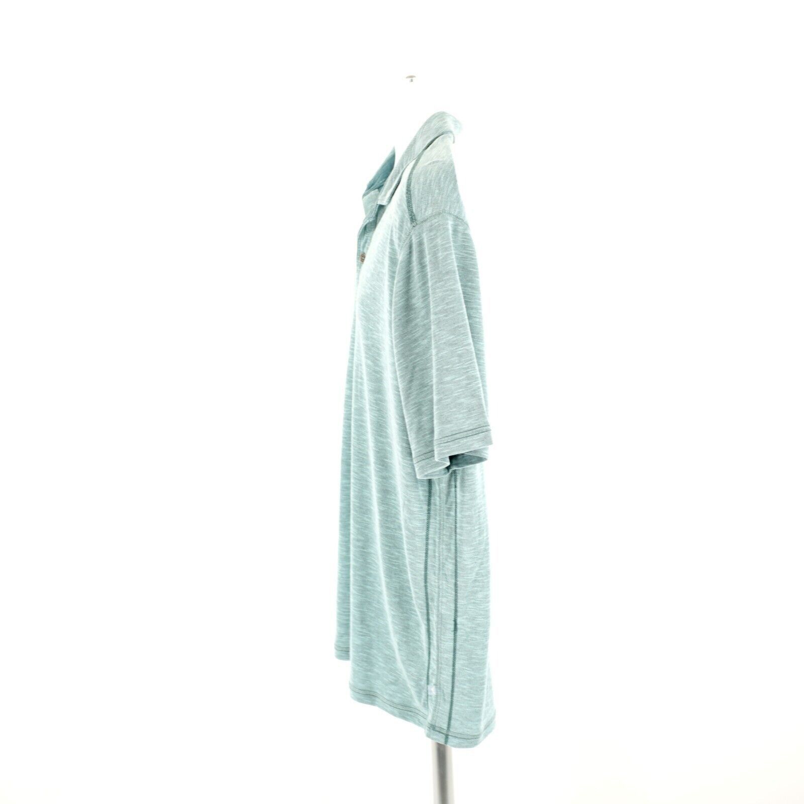 Tommy Bahama Tommy Bahama Large Polo Shirt Green Teal Island Zone Collard Size US L / EU 52-54 / 3 - 6 Thumbnail