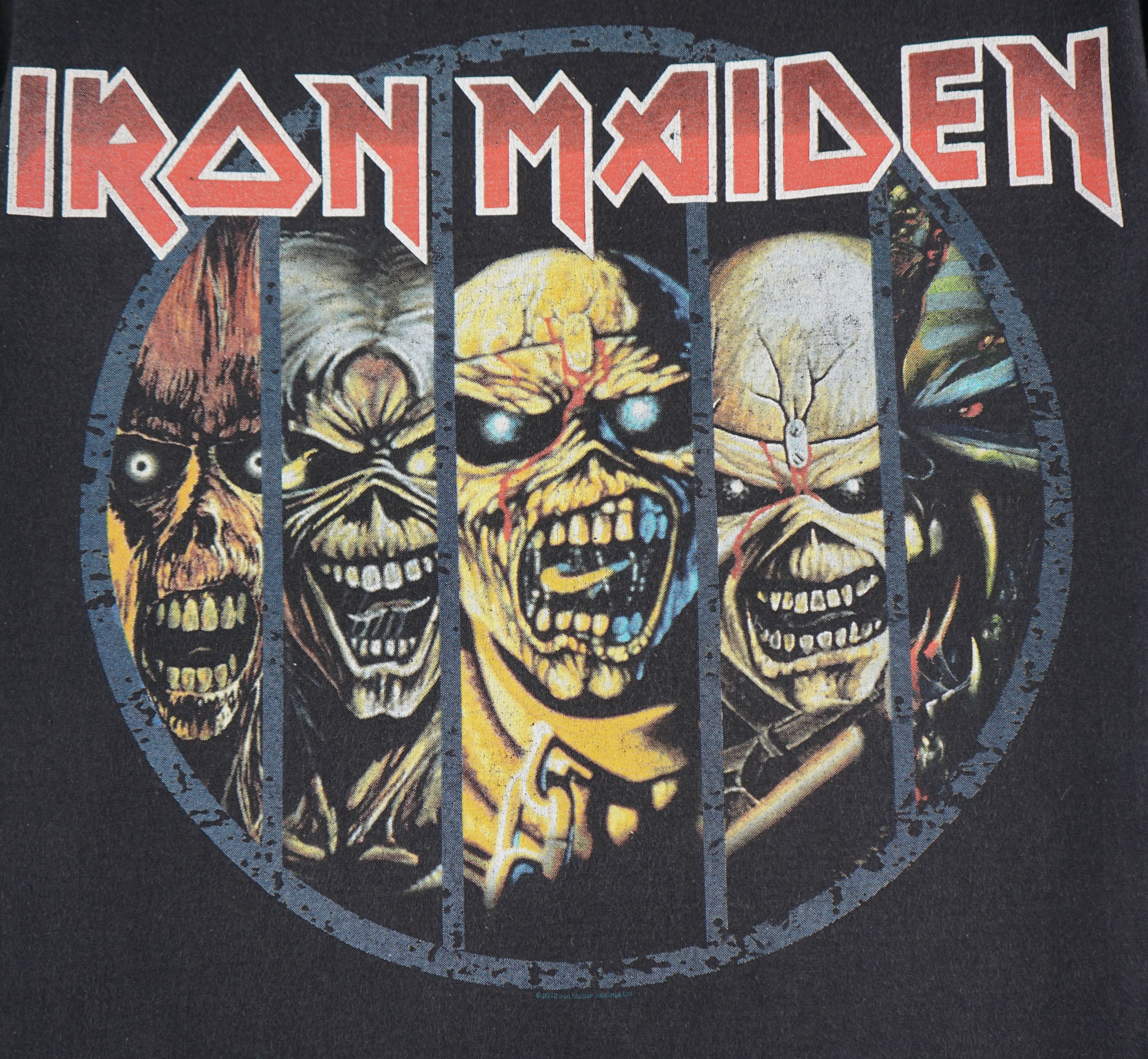 Band Tees × Vintage Vintage 2012 Iron Maiden T-Shirt Size US S / EU 44-46 / 1 - 2 Thumbnail