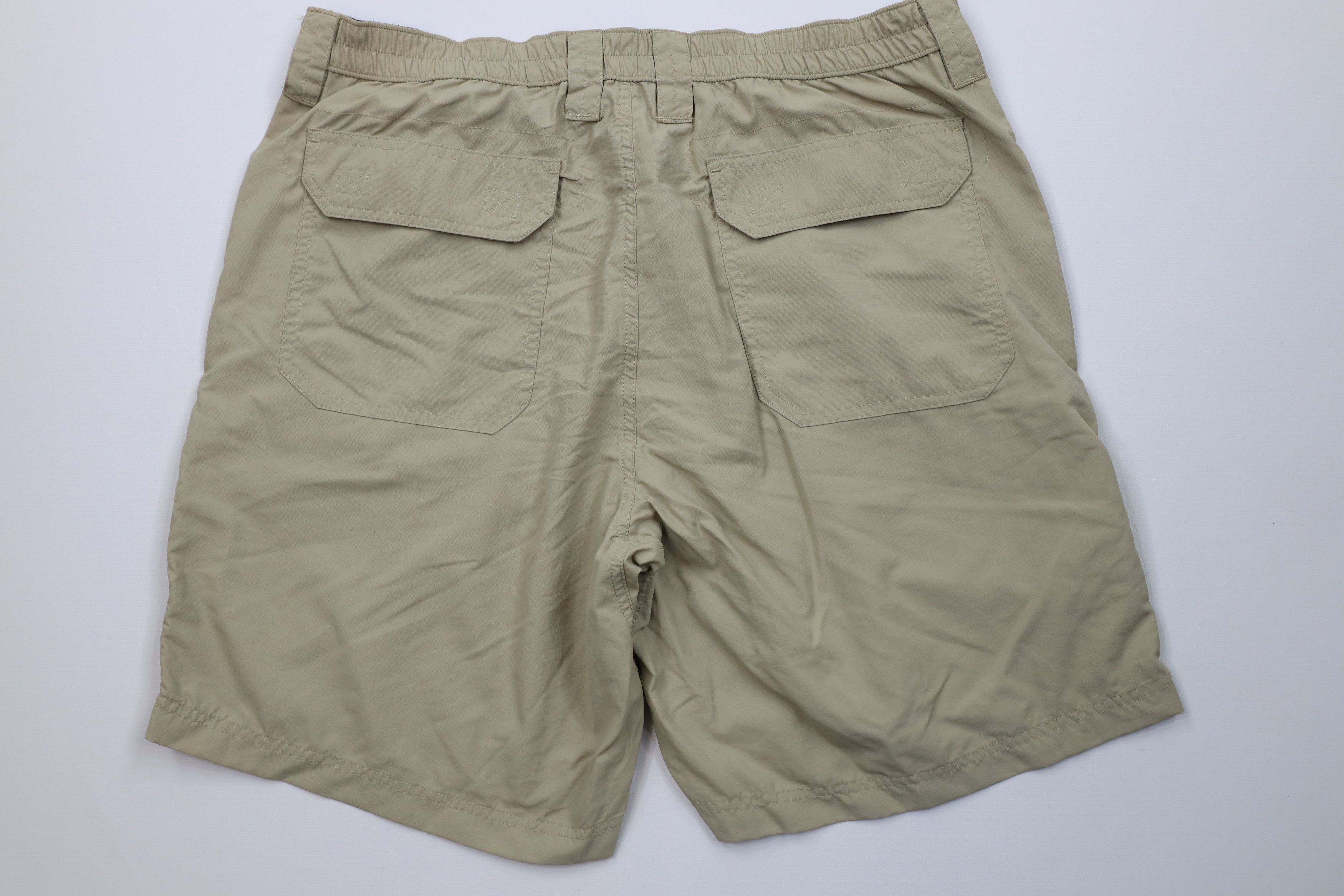 L.L. Bean Vintage LL Bean Outdoor Hiking Trekking Shorts Beige Nylon Size US 34 / EU 50 - 8 Thumbnail