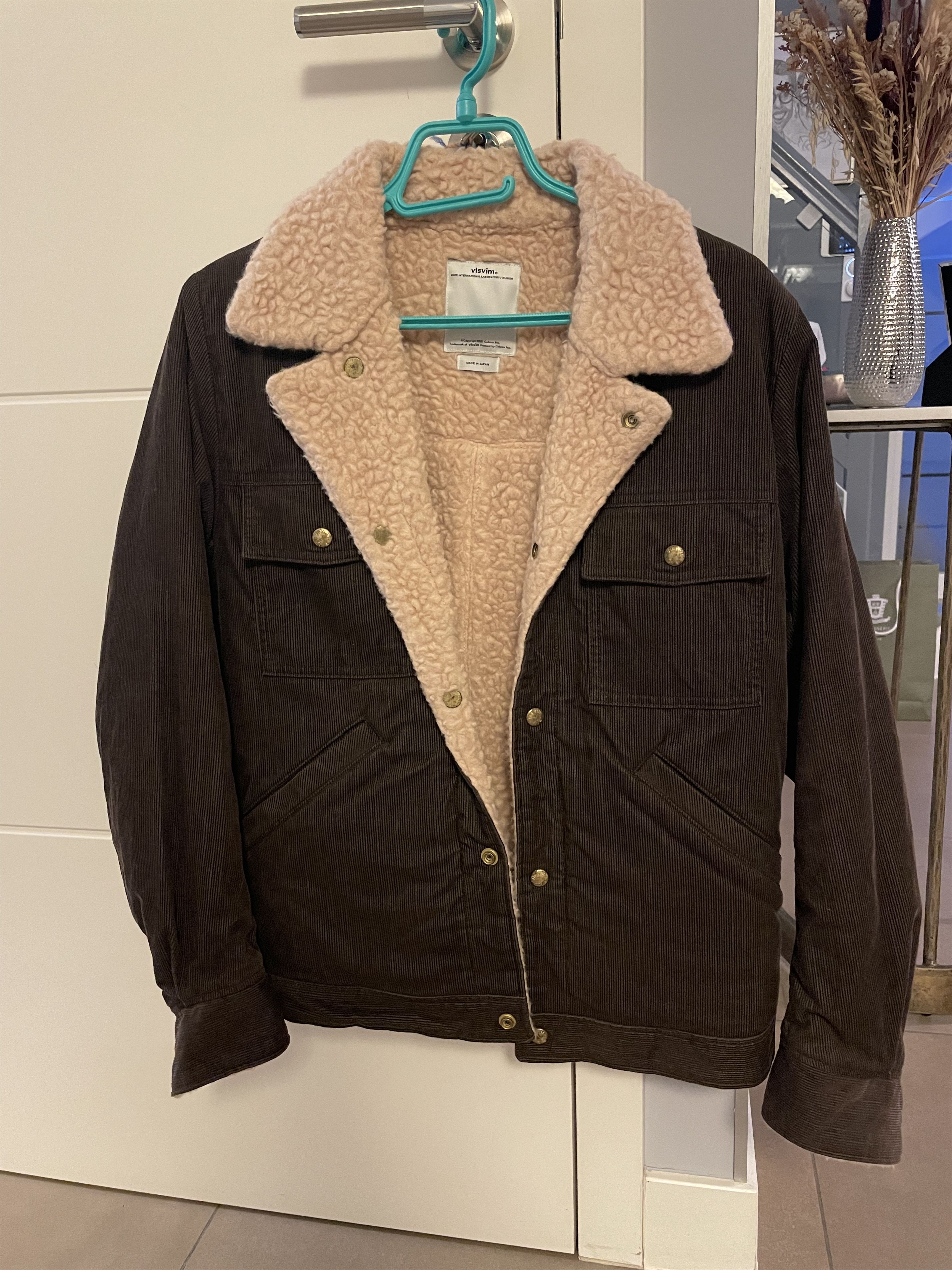 image of Visvim Caravan Jacket Slub (Corduroy) Dark Brown Size 2, Men's