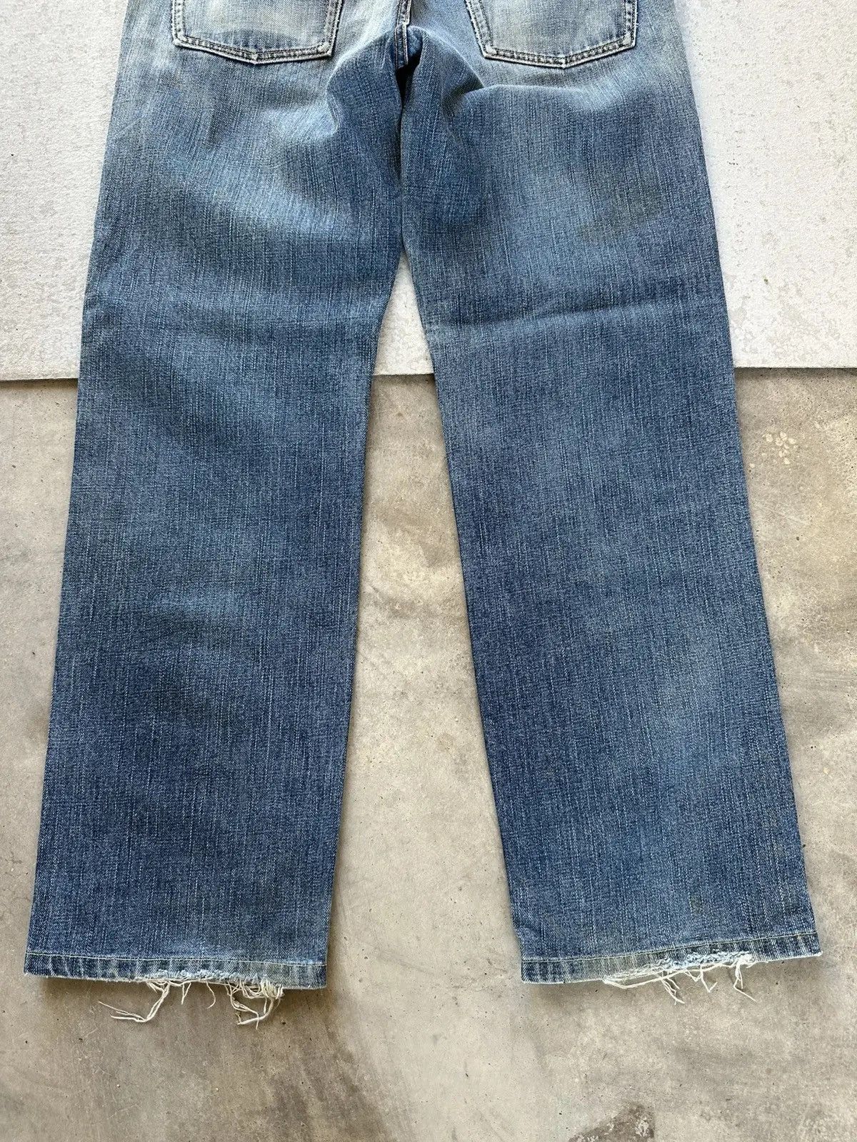 Vintage SEND OFFERS 🍁S-002 UNIQLO Japan Distressed Denim Rusty Pants Size US 33 - 15 Thumbnail