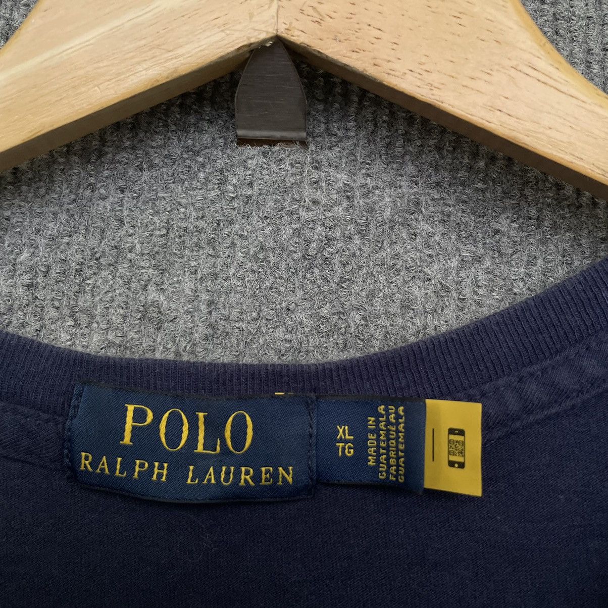 Designer × Polo Ralph Lauren × Ralph Lauren Polo Ralph Lauren Multicolor Spell Out T Shirt Size US XL / EU 56 / 4 - 3 Thumbnail