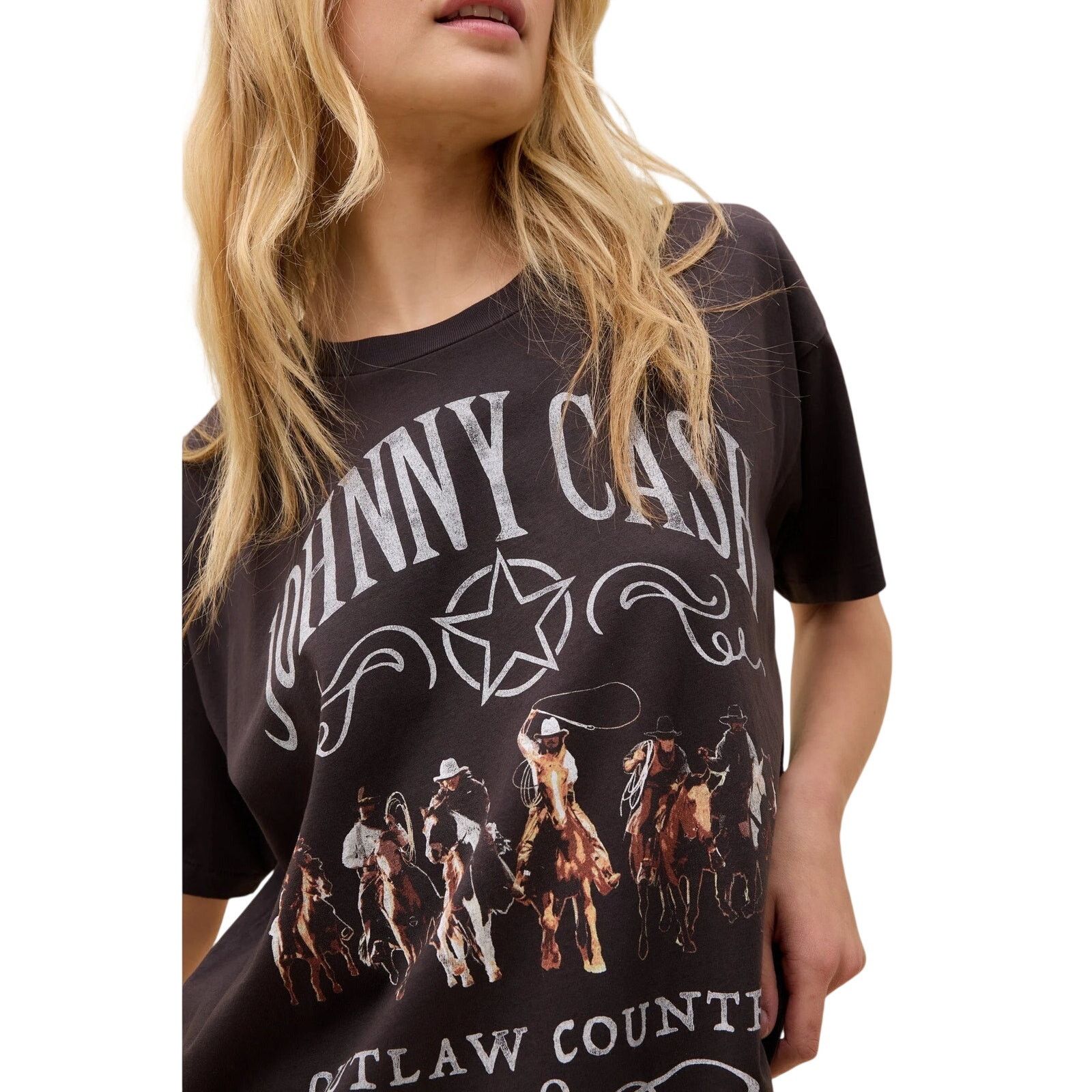 Daydreamer DAYDREAMER Johnny Cash Outlaw Country Merch Tee Size Medium Size M / US 6-8 / IT 42-44 - 4 Thumbnail