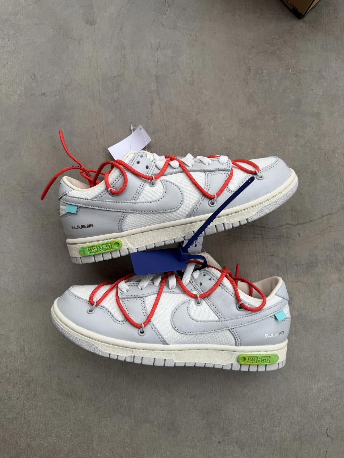 Nike Nike Dunk Low Off-White Lot 23 Size 8 DS OG All Size US 8 / EU 41 - 2 Thumbnail