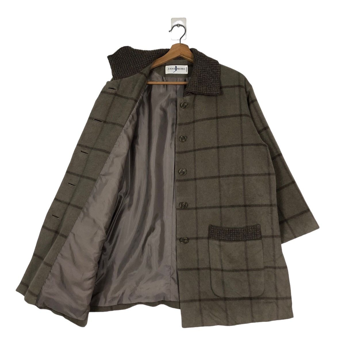 Japanese Brand 🔥Vintage Chore Wool Jacket Jane More Tartan Issey Miyake Size US L / EU 52-54 / 3 - 11 Thumbnail