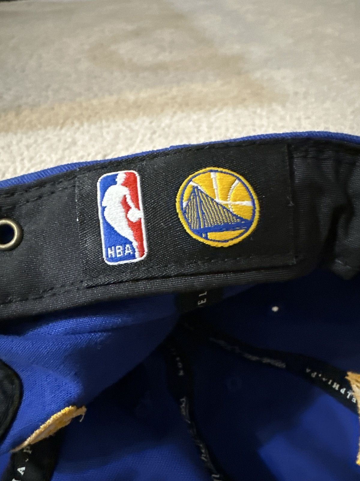 Mitchell & Ness × NBA Golden State Warriors Mitchell & Ness NBA Hat Size ONE SIZE - 5 Thumbnail