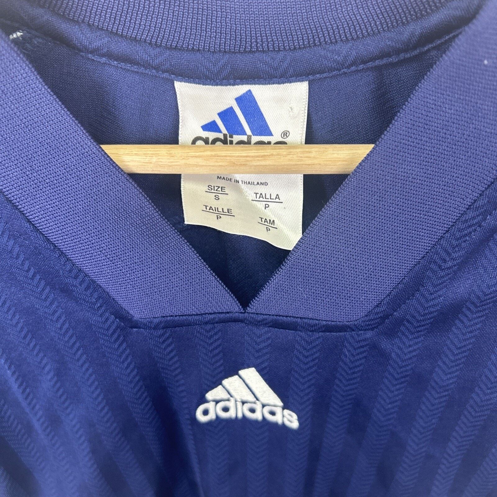 Adidas Adidas Fraternal Order Of Police V-Neck Jersey Size Small Size US S / EU 44-46 / 1 - 2 Thumbnail