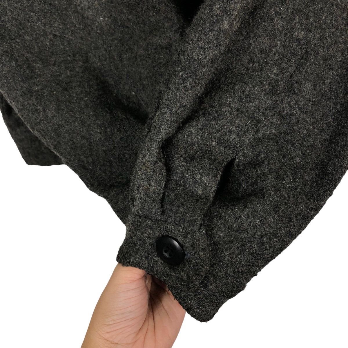 Japanese Brand VINTAGE WOOL BOMBER JACKET JAPAN ISSEY MIYAKE DESIGN Size US M / EU 48-50 / 2 - 11 Thumbnail