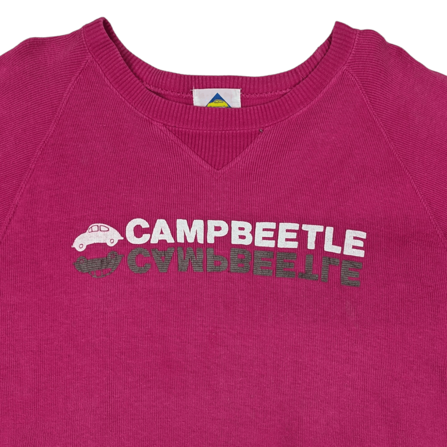 Japanese Brand Vintage 90's CAMPBEETLE Volkswagen Short Sleeve Jumper Size XL / US 12-14 / IT 48-50 - 4 Thumbnail