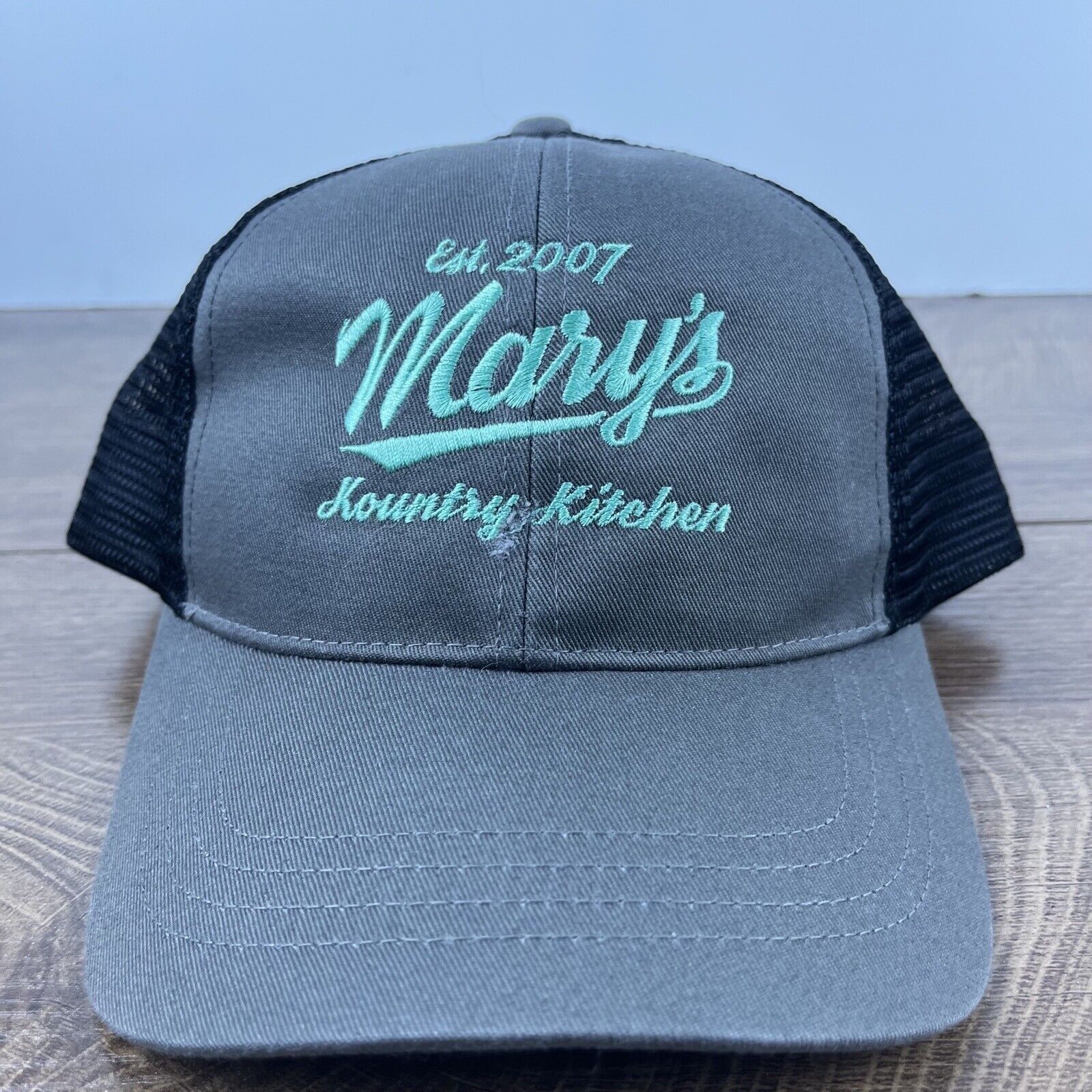 Other Marys Kountry Kitchen Hat Gray Cap Adjustable Hat Gray Adult Size ONE SIZE - 1 Thumbnail