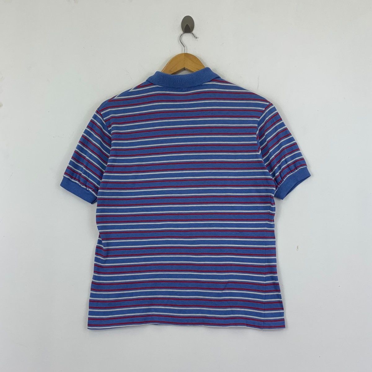 Vintage Vintage 90’ THE GARAN MAN Twin Tipped Striped Polo Tee Shirt Size US L / EU 52-54 / 3 - 6 Thumbnail