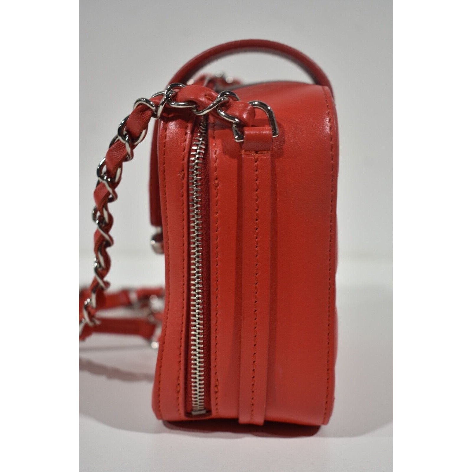 Chanel Chanel Quilted Camera Case CC Silver Crossbody Shoulder Bag Size ONE SIZE - 6 Thumbnail