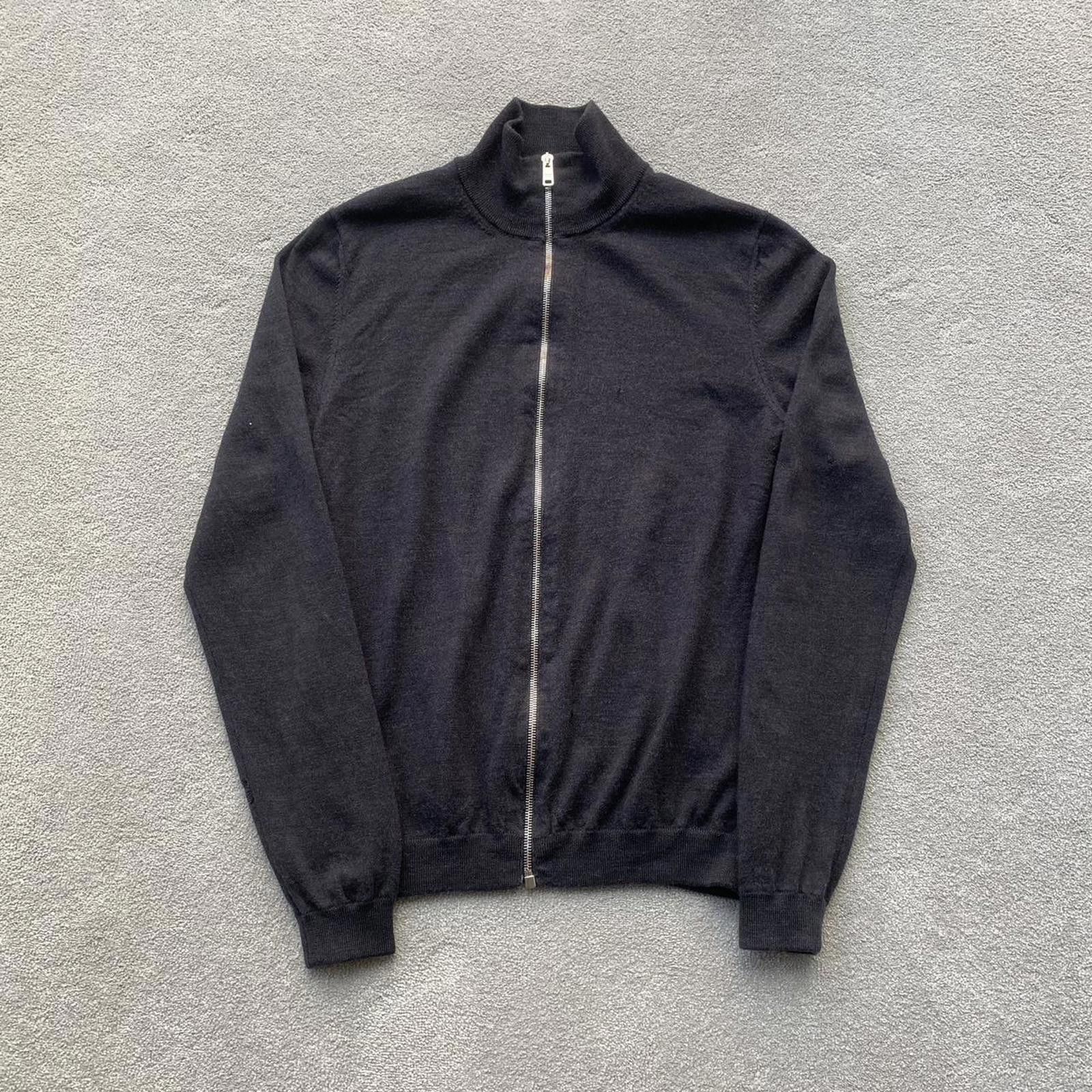 Prada Wool Zip Up Jumper Knit