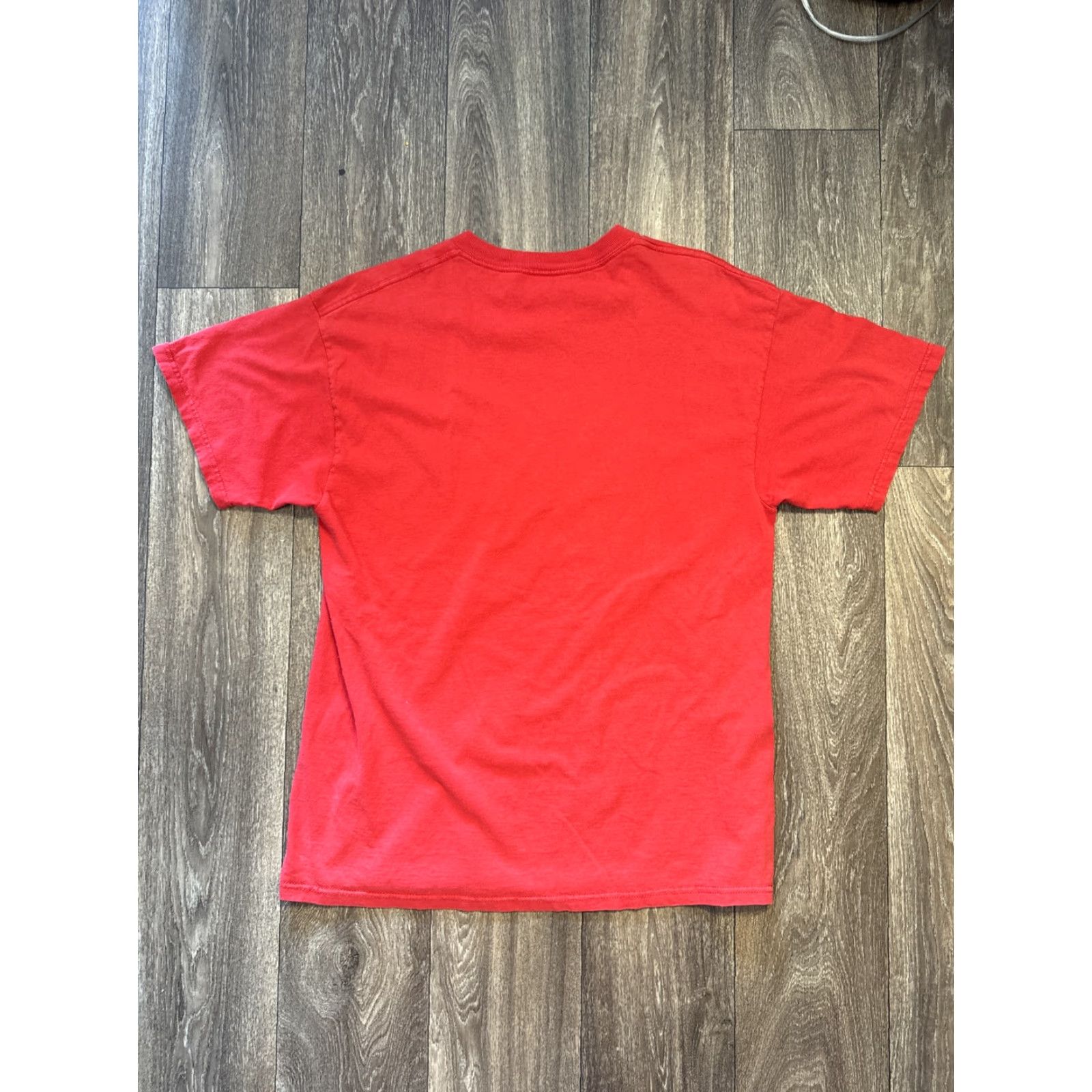 Delta VINTAGE Washington DC Embroidered Cherry Blossom Flower Red T-Shirt Large Mens L Size US L / EU 52-54 / 3 - 5 Thumbnail